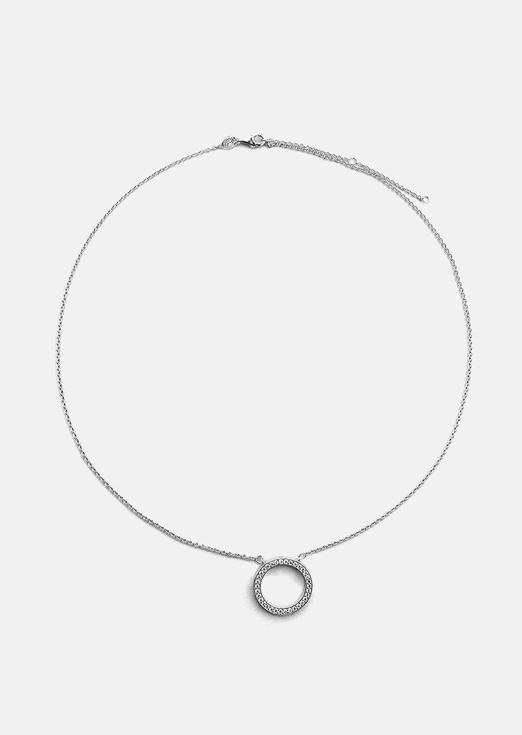 Collier Cirque Éclat - Plaqué argent