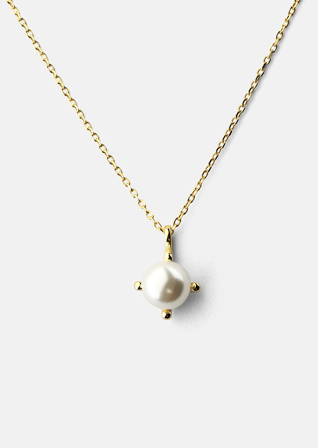 Collier North Pearl - 18k Plaqué or