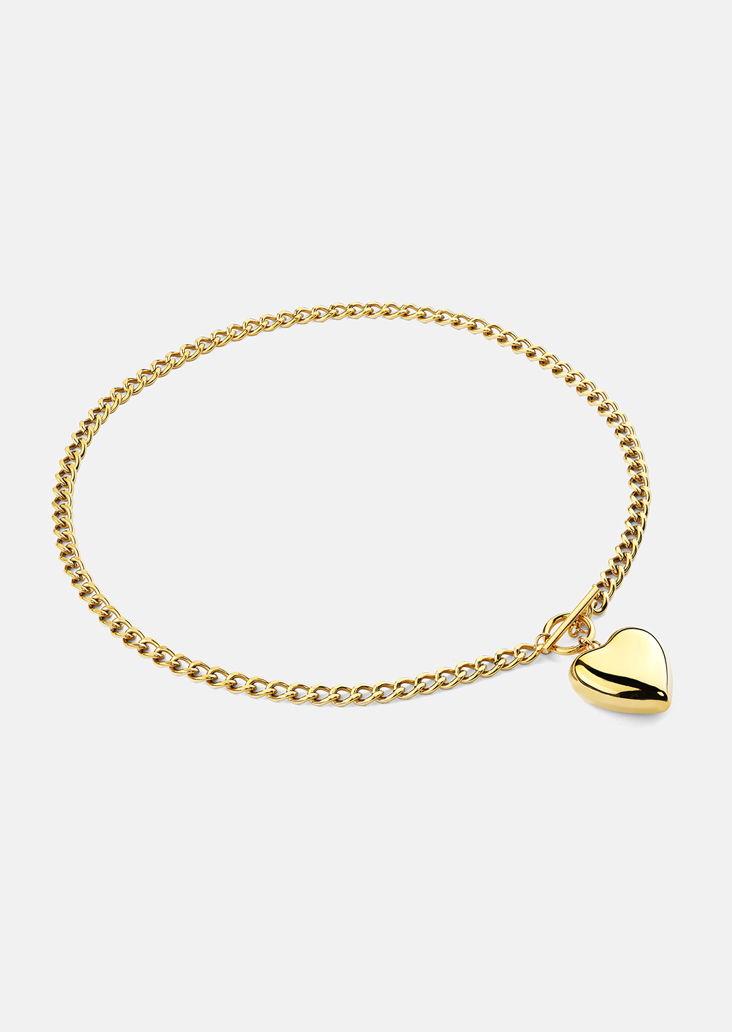 Heart of Gold Charm - 18k Gold Plated