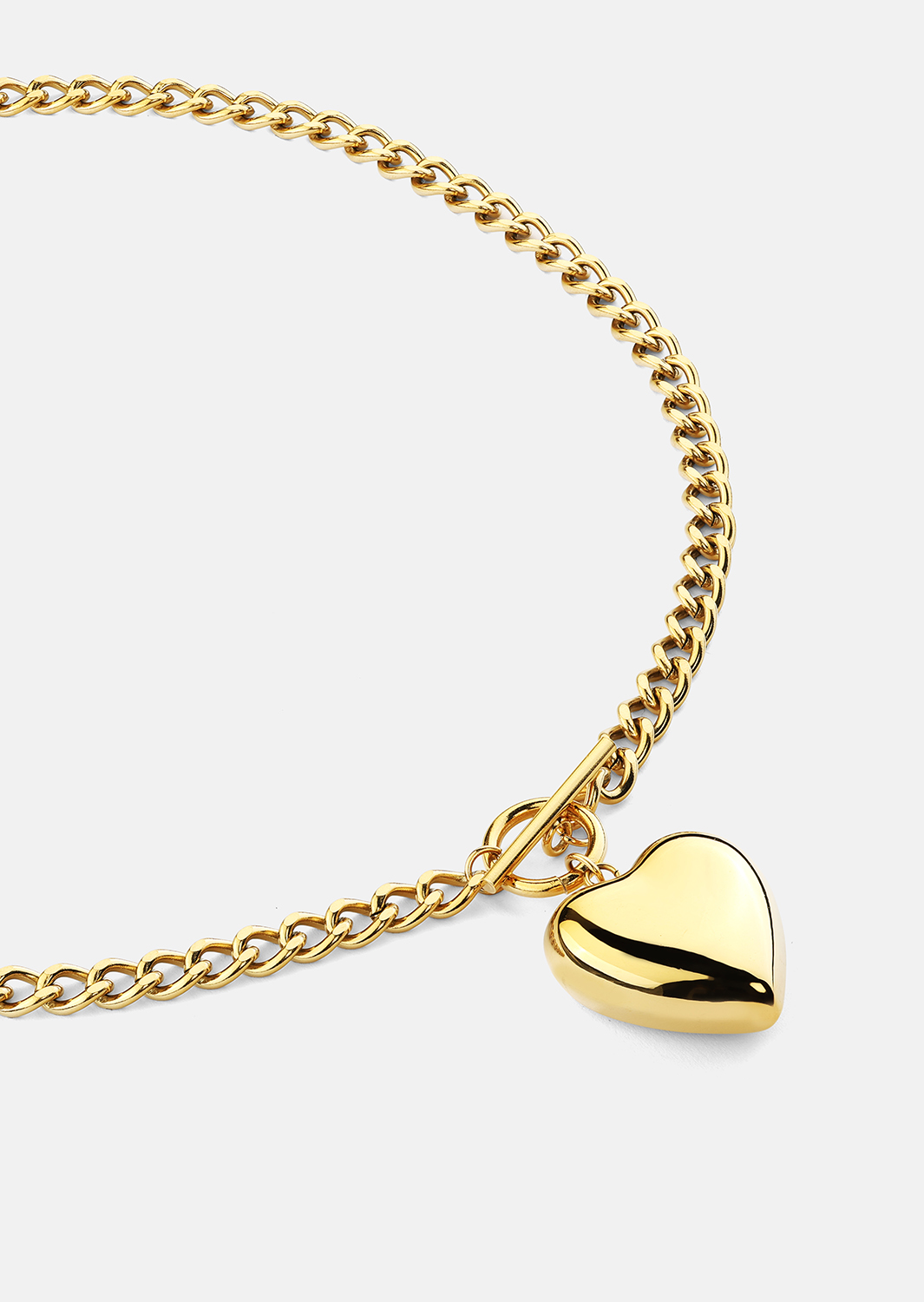 Heart of Gold Charm - 18k Gold Plated