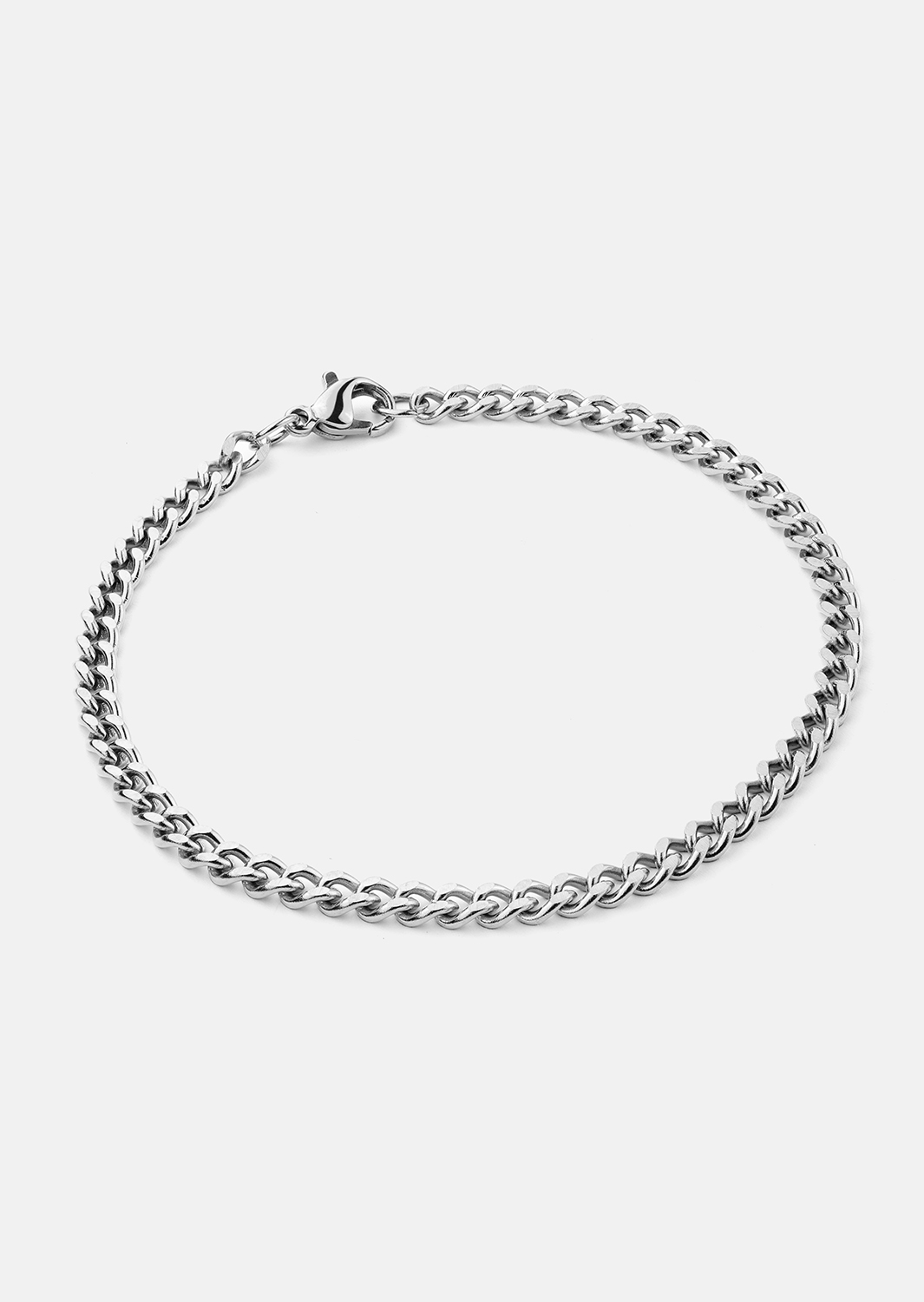 Silver Link Chain Bracelet - Plaqué argent