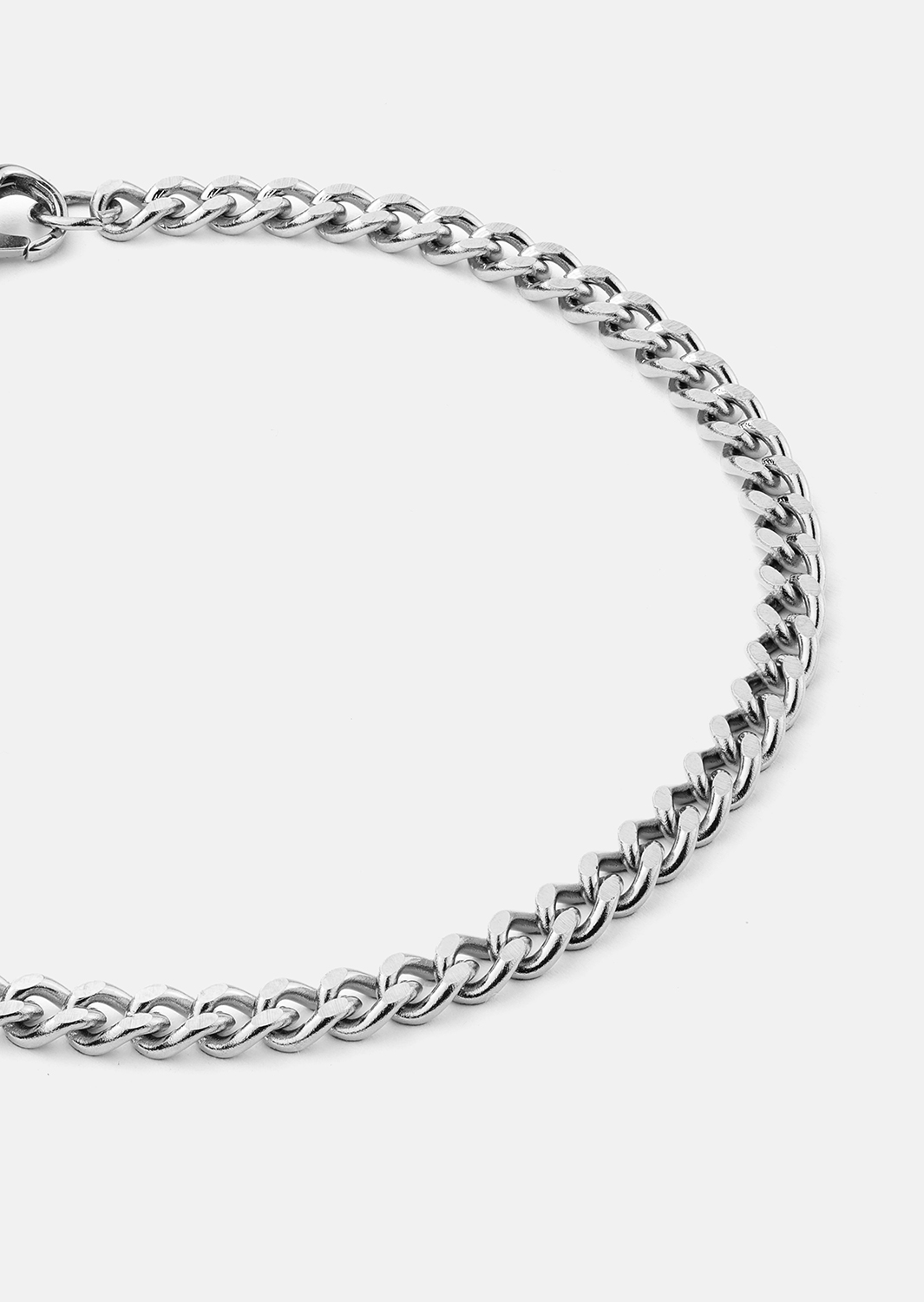 Silver Link Chain Bracelet - Plaqué argent