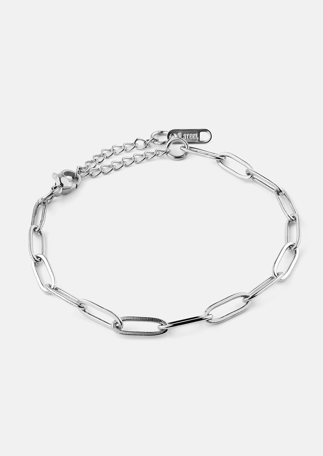Luna Gold Chain Bracelet - Plaqué argent