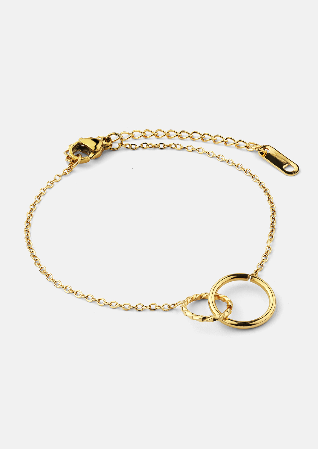 Bracelet Duo Rings - 18k Plaqué or