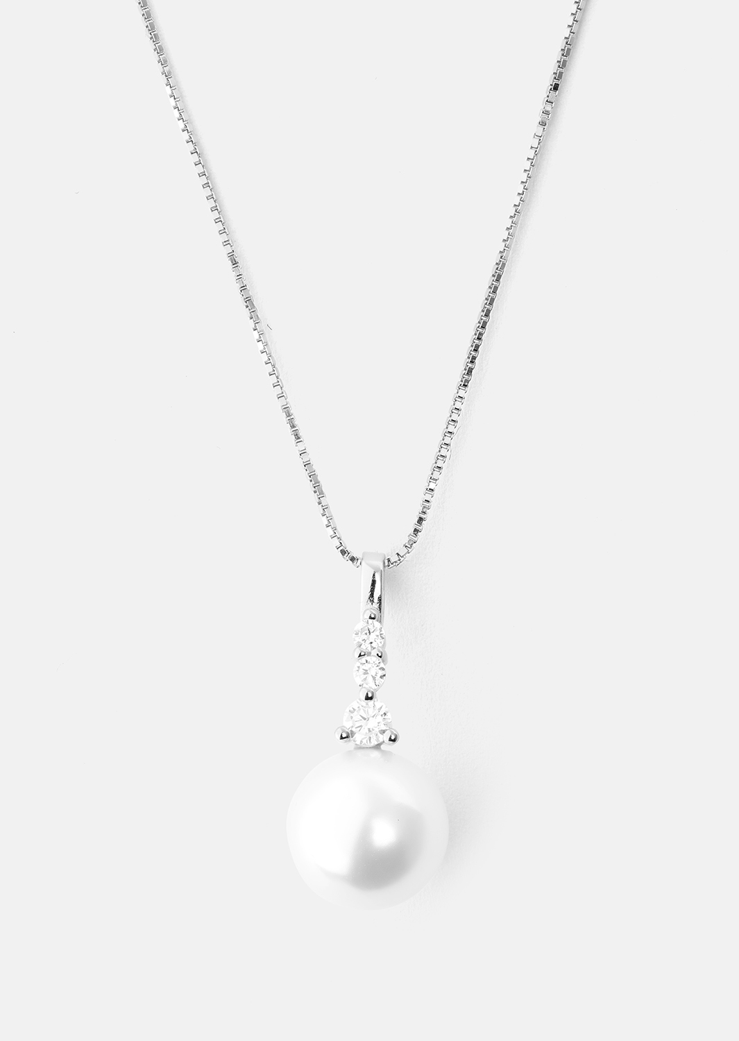 Collier Isla Pearl - Plaqué argent