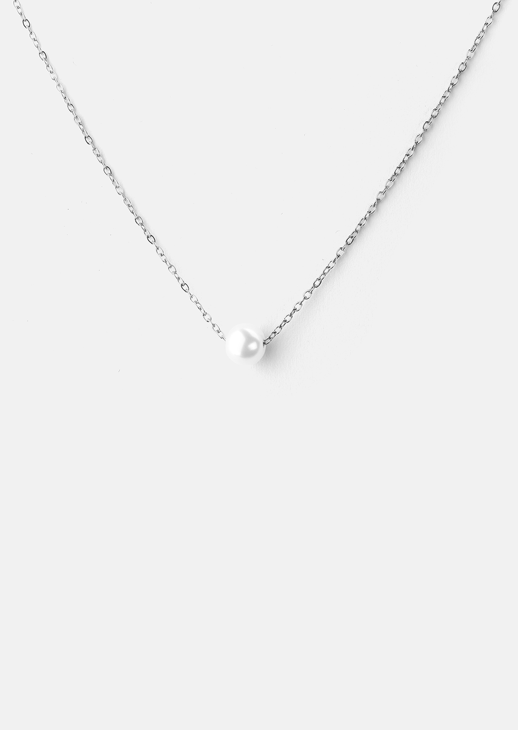Collier Mini Pearl - Plaqué argent