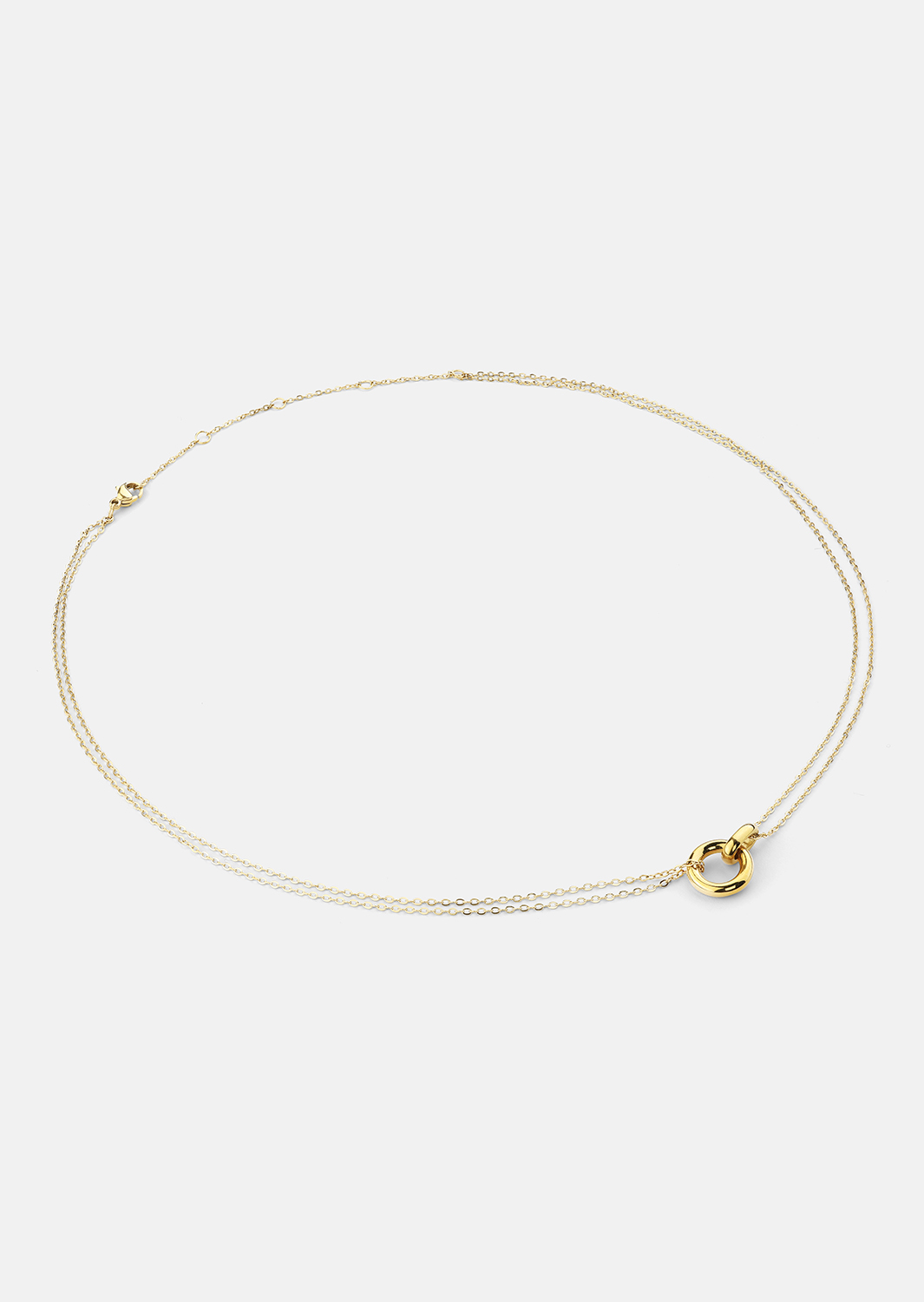 Collier Orbit – 18k Plaqué or