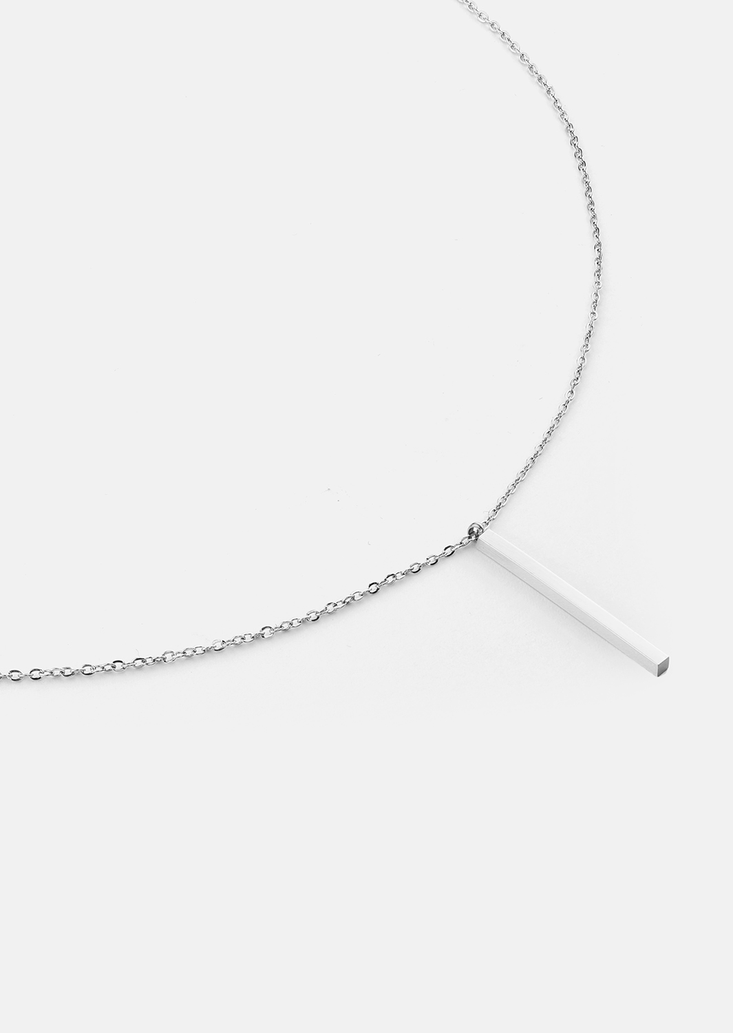 Collier Line – Plaqué argent