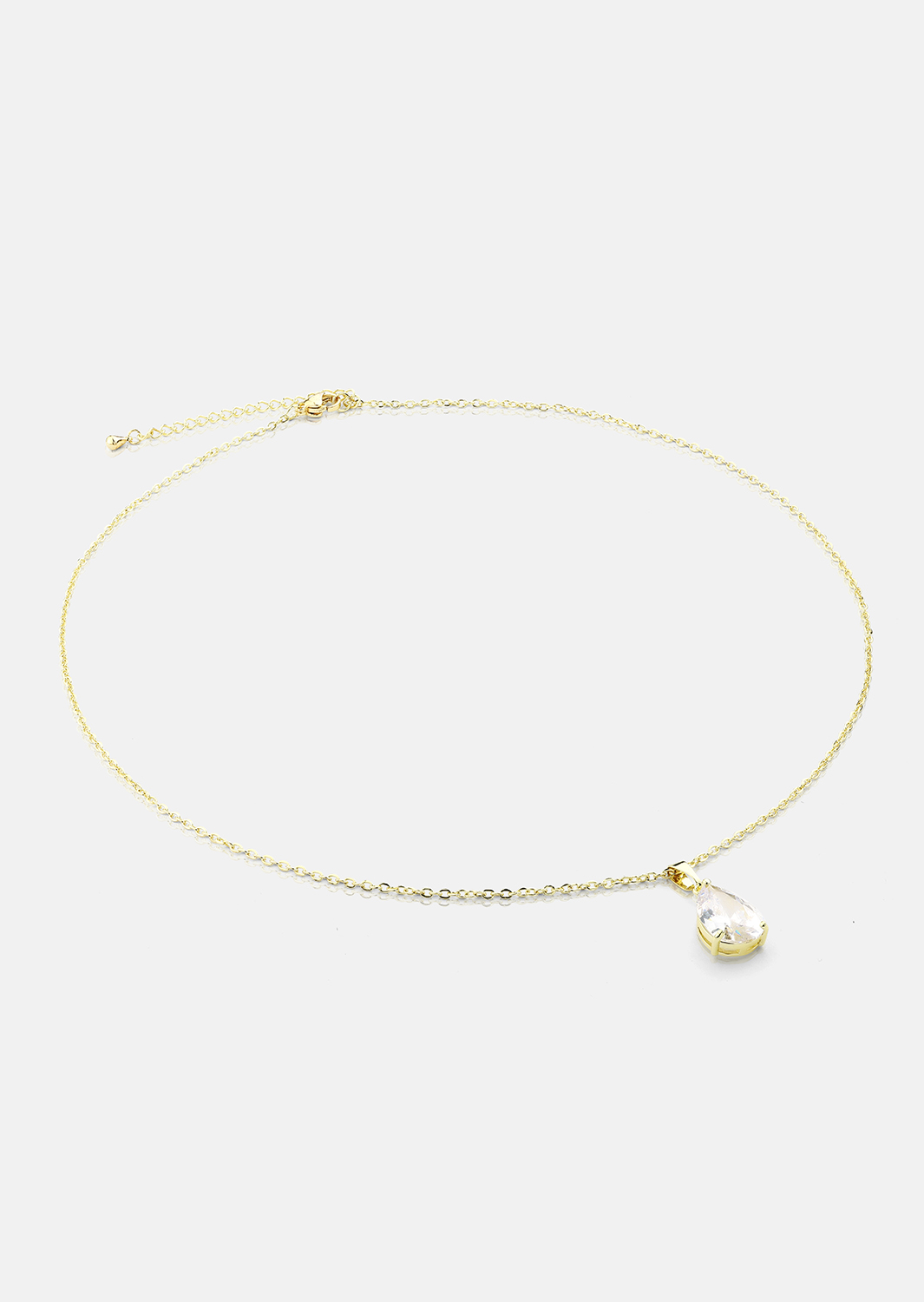 Collier Luna Teardrop - 18k Plaqué or