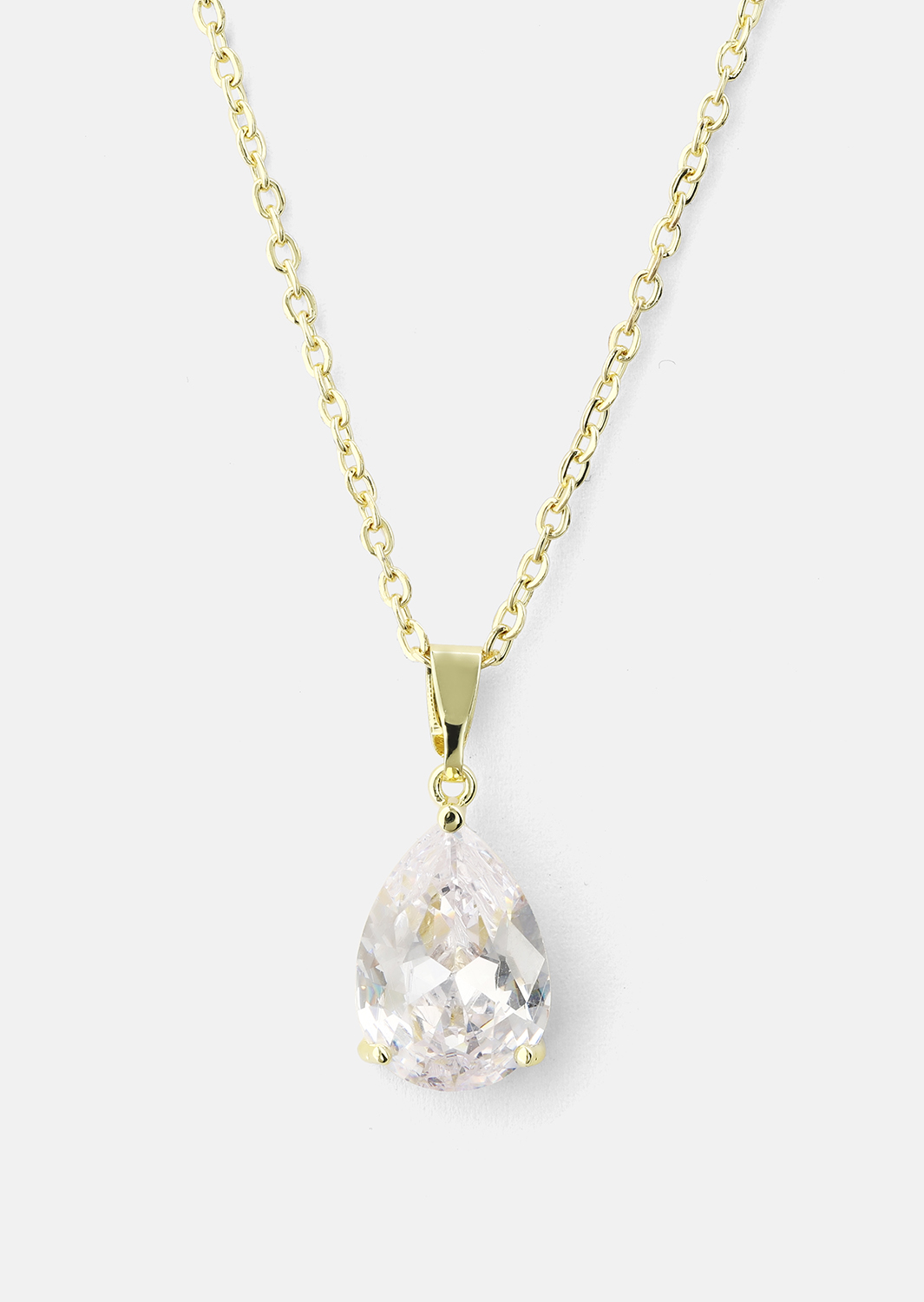 Collier Luna Teardrop - 18k Plaqué or
