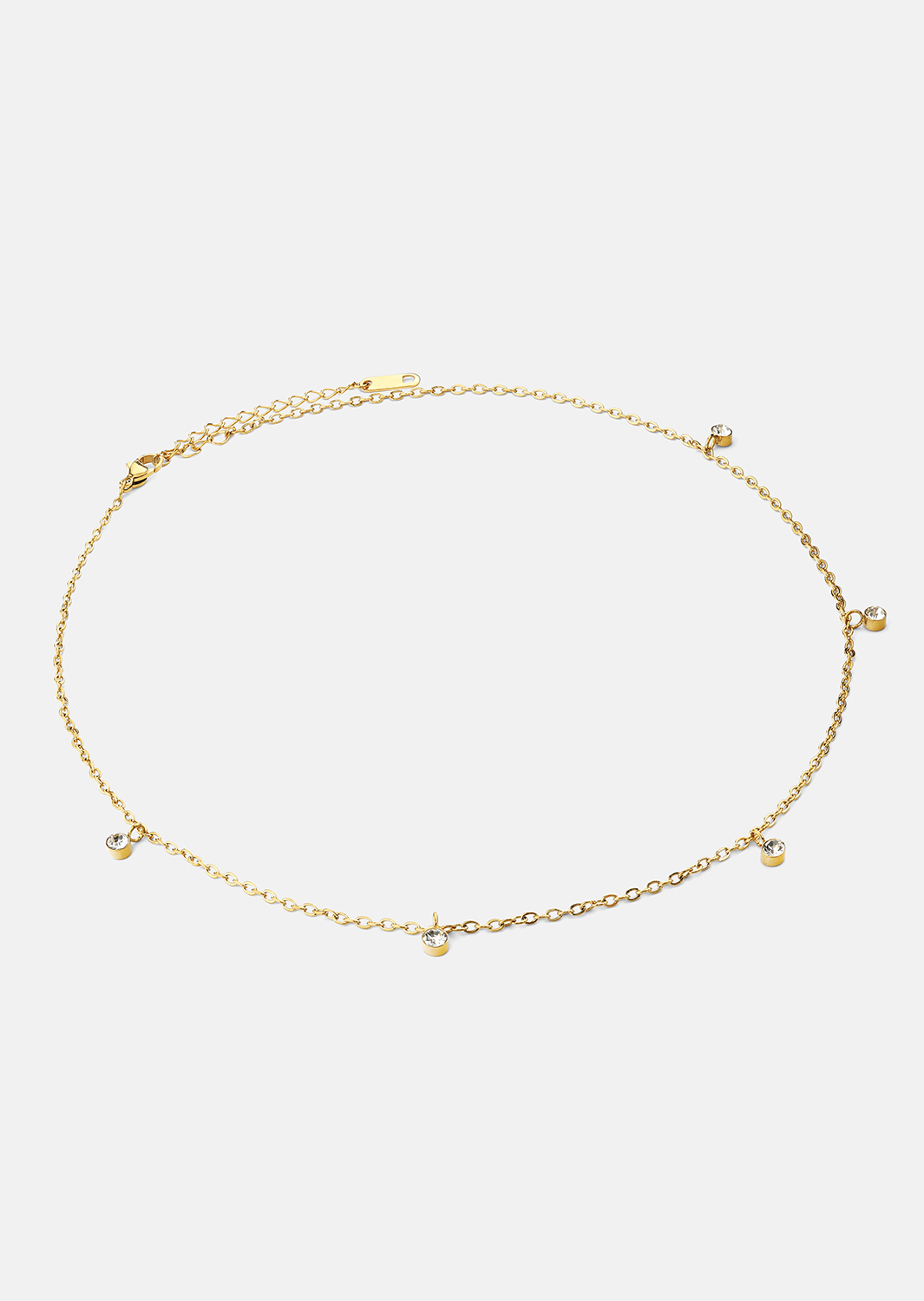 Collier Luna Drops - 18k Plaqué or