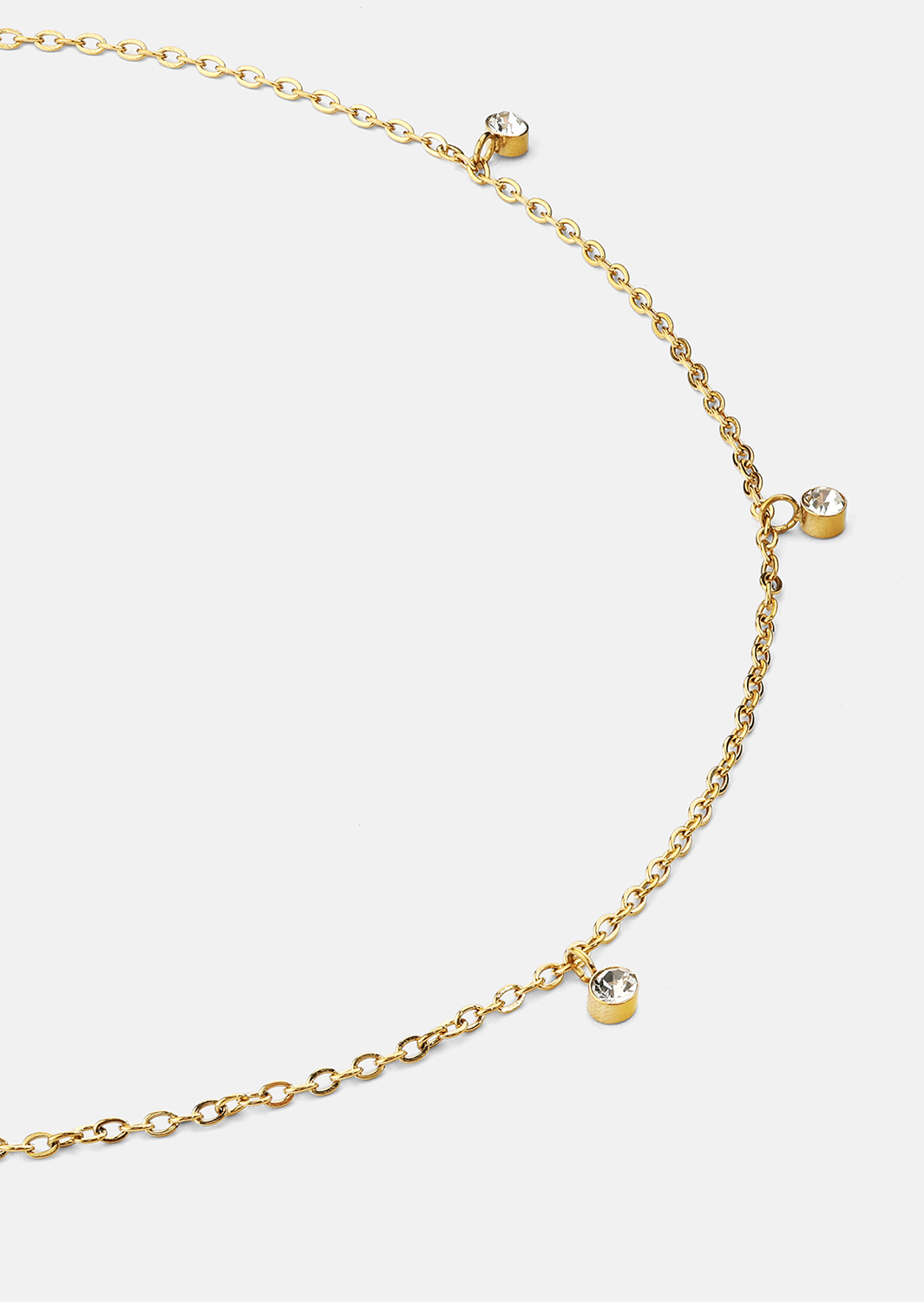 Collier Luna Drops - 18k Plaqué or
