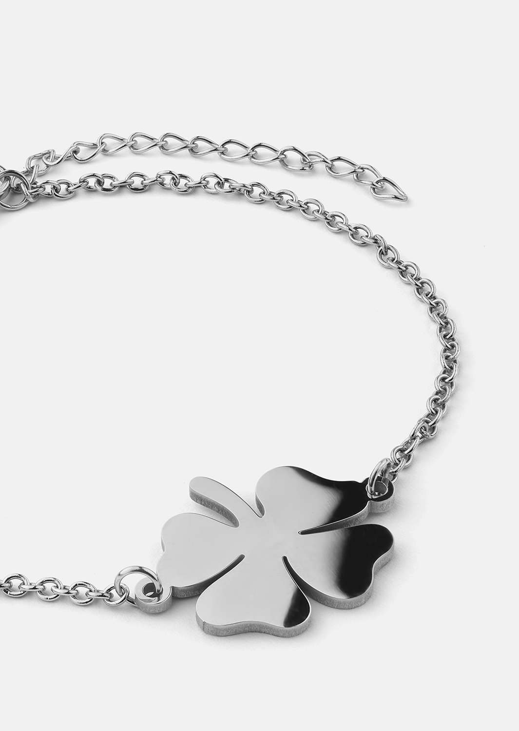 Bracelet Trèfle à Quatre Feuilles – Plaqué argent