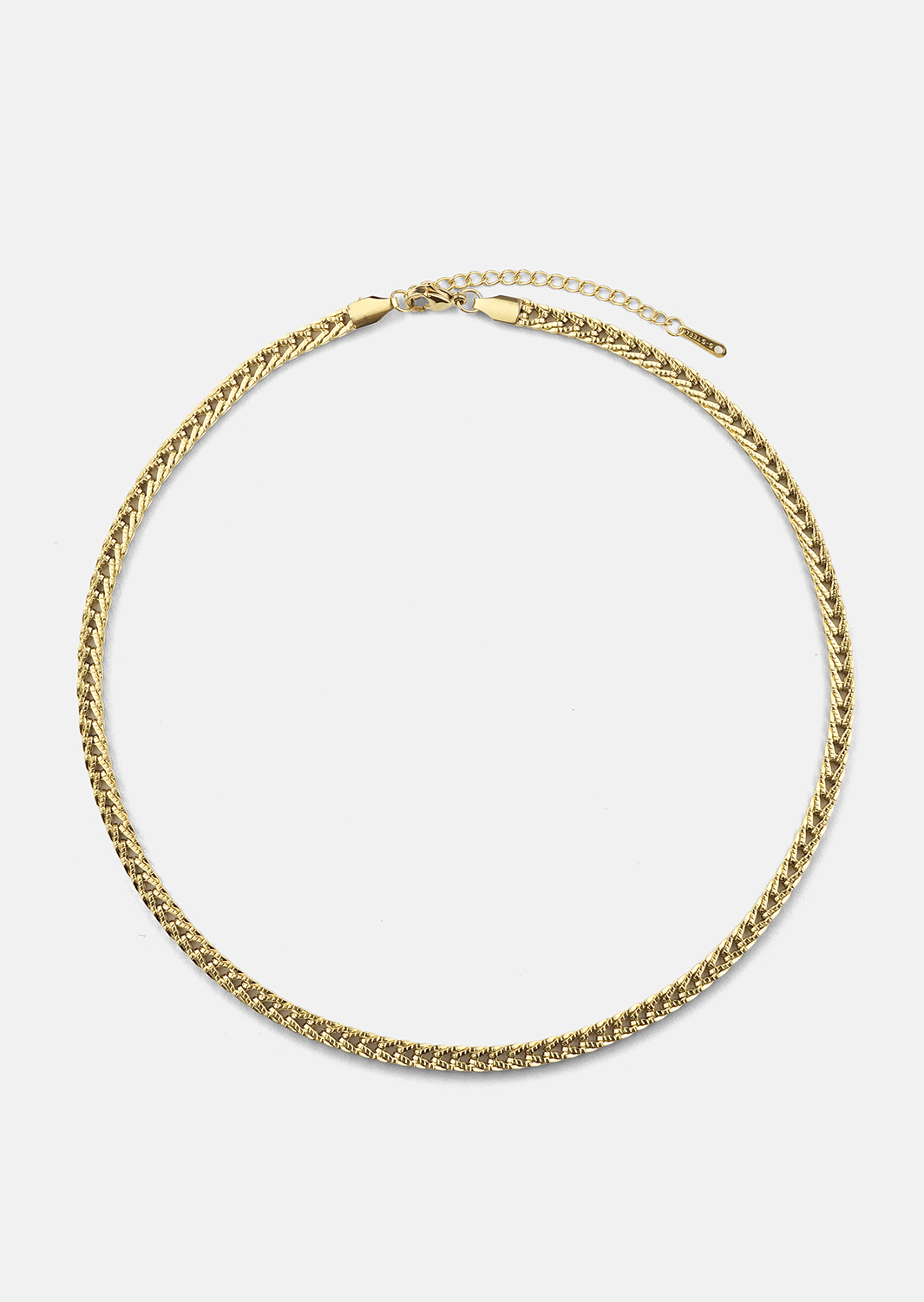 Collier Ember Braid – 18k Plaqué or