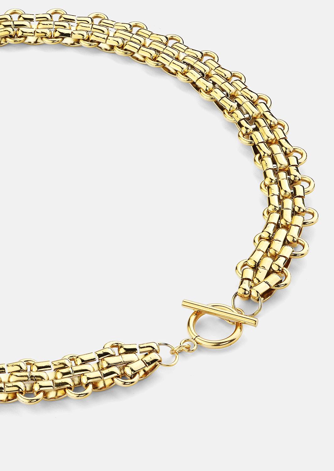 Collier Bold Weave - 18k Plaqué or