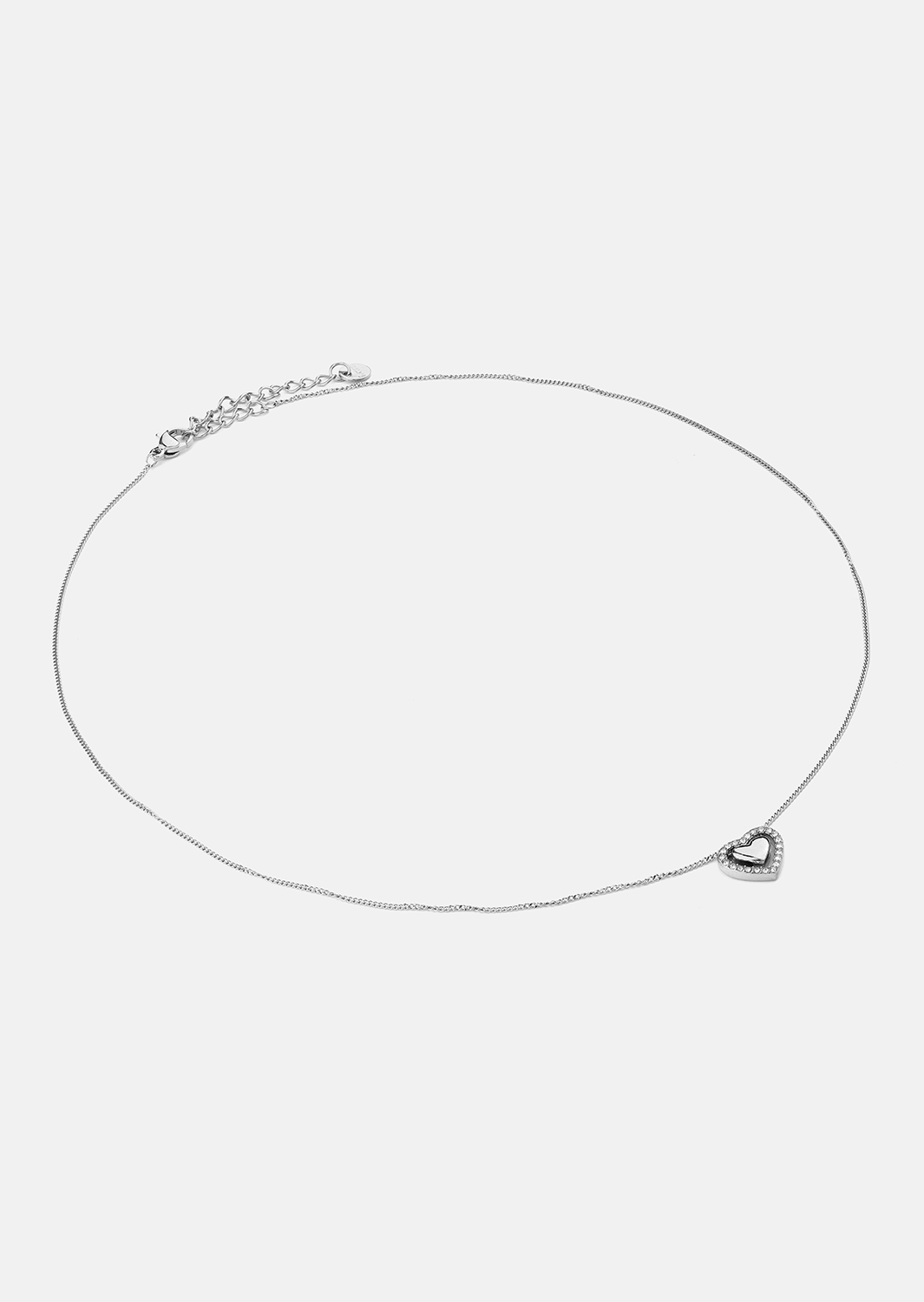 Collier Heart Glow – Plaqué argent