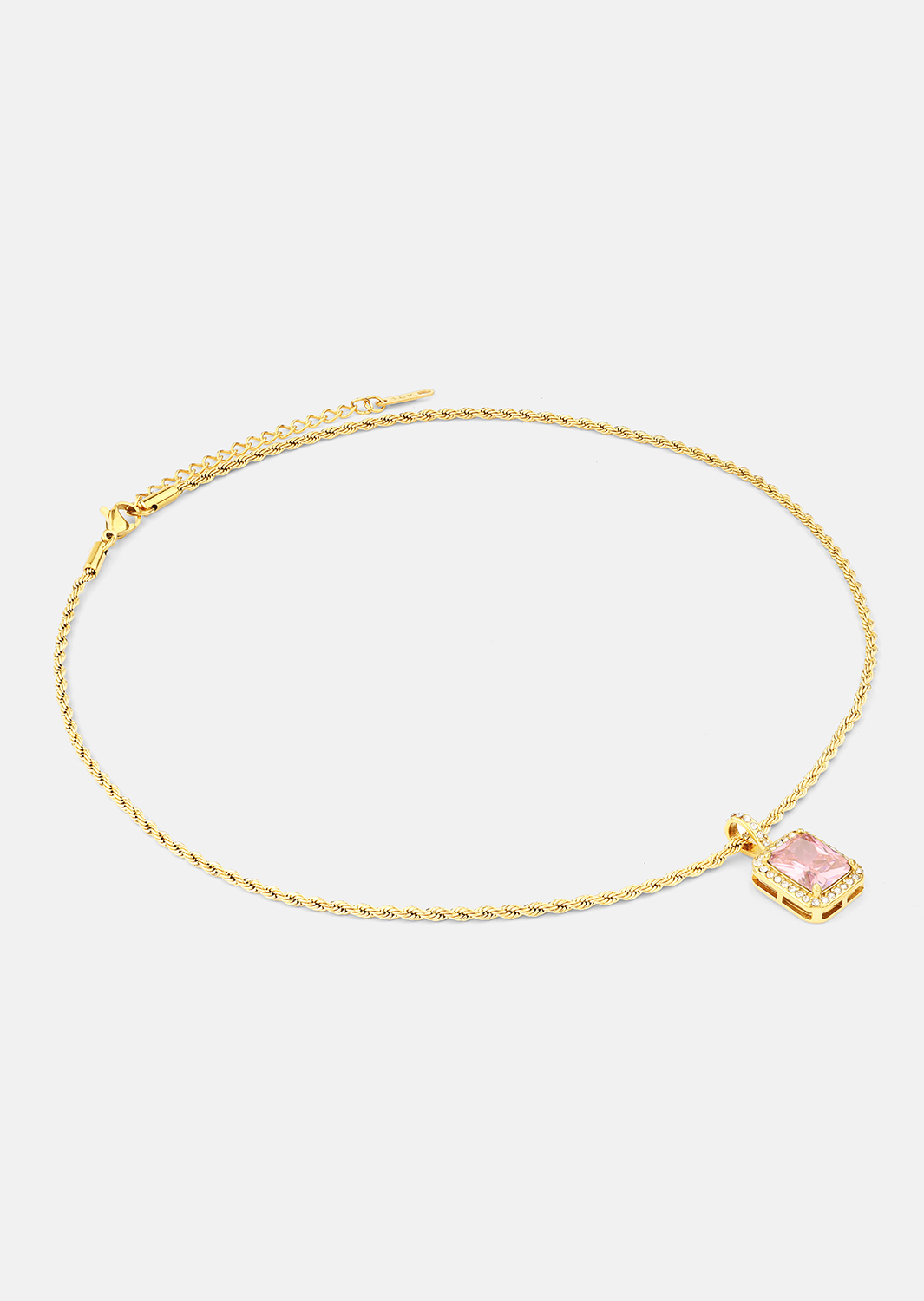 Collier Rose Luxe - 18k Plaqué or