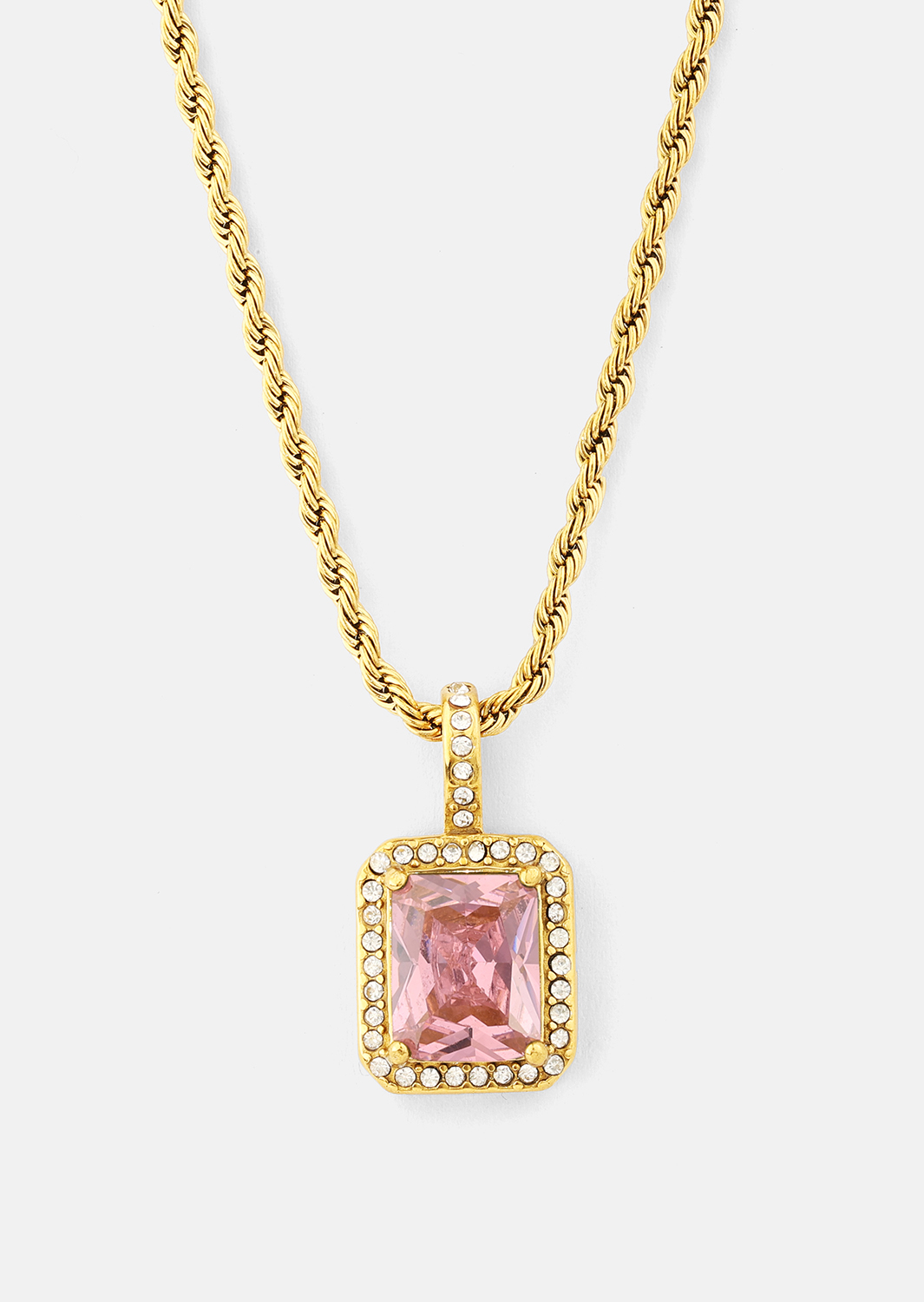Collier Rose Luxe - 18k Plaqué or