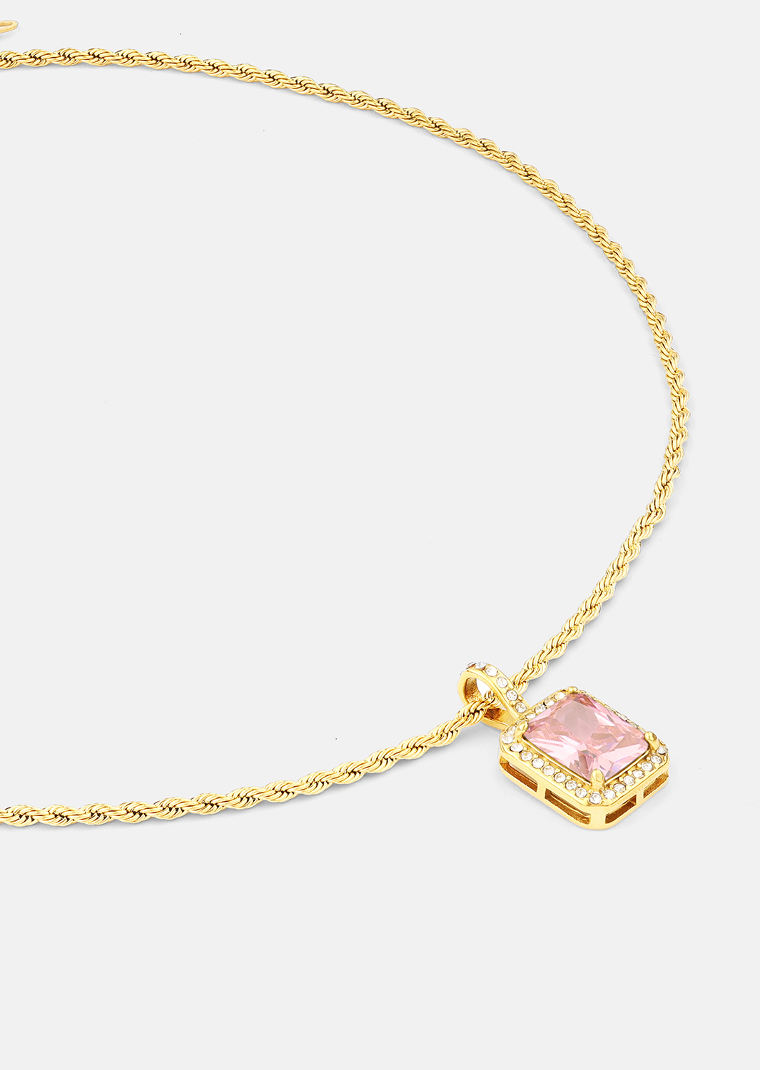 Collier Rose Luxe - 18k Plaqué or