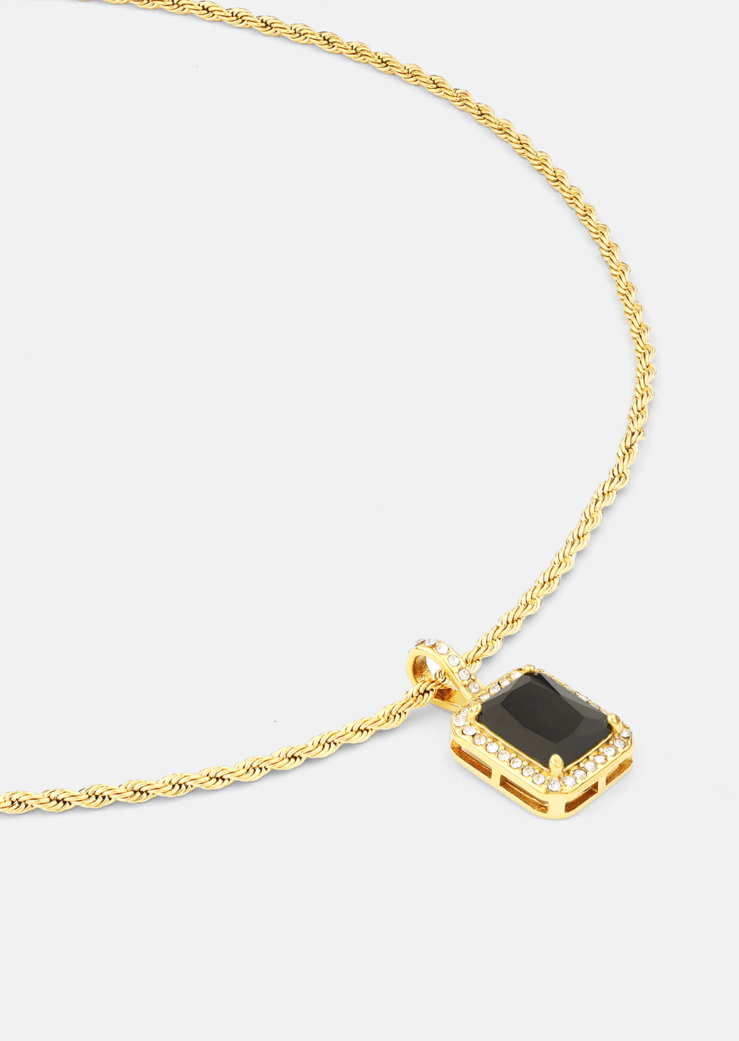 Collier Black Luxe - 18k Plaqué or