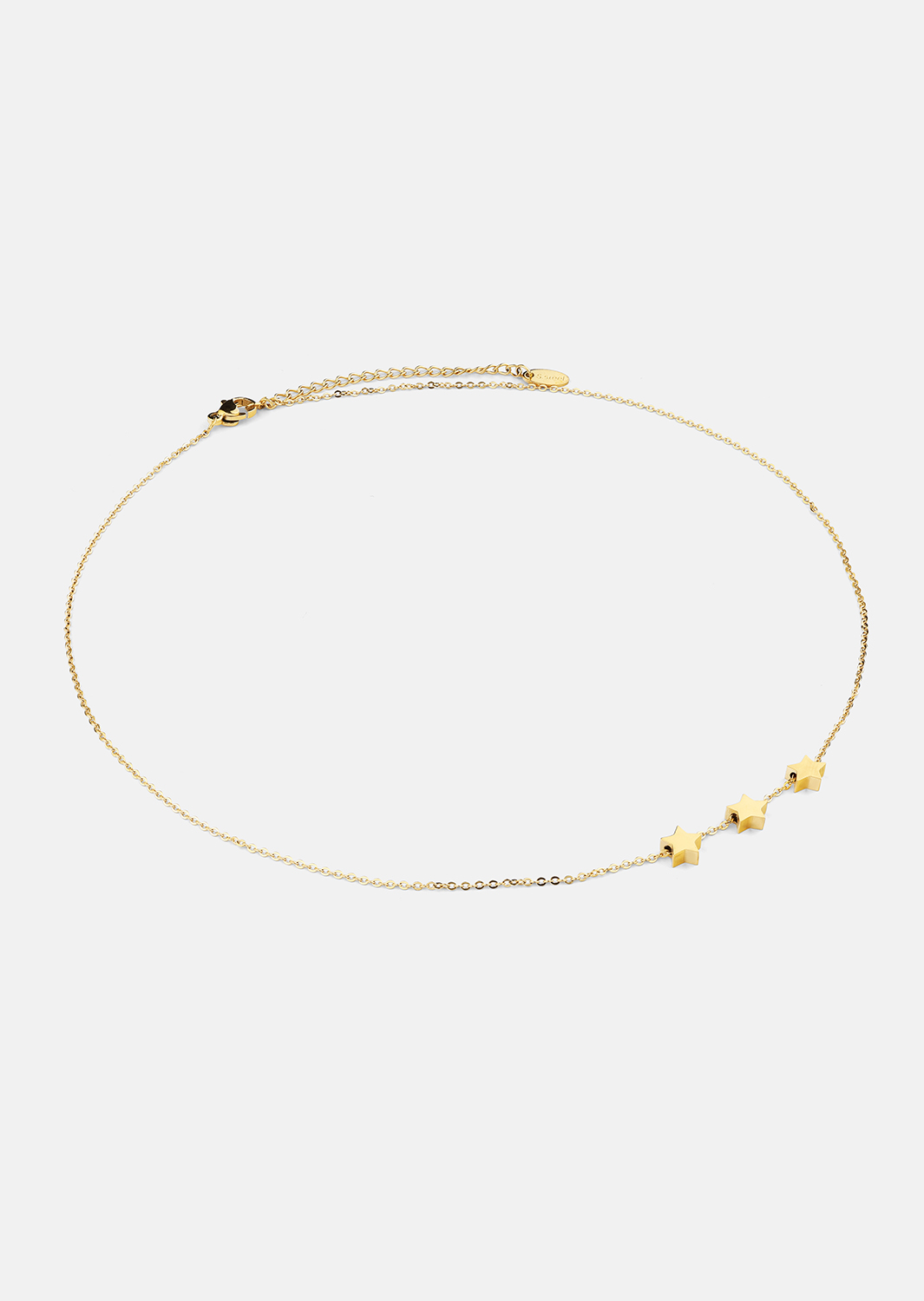 Collier Stjärntrio – 18k Plaqué or
