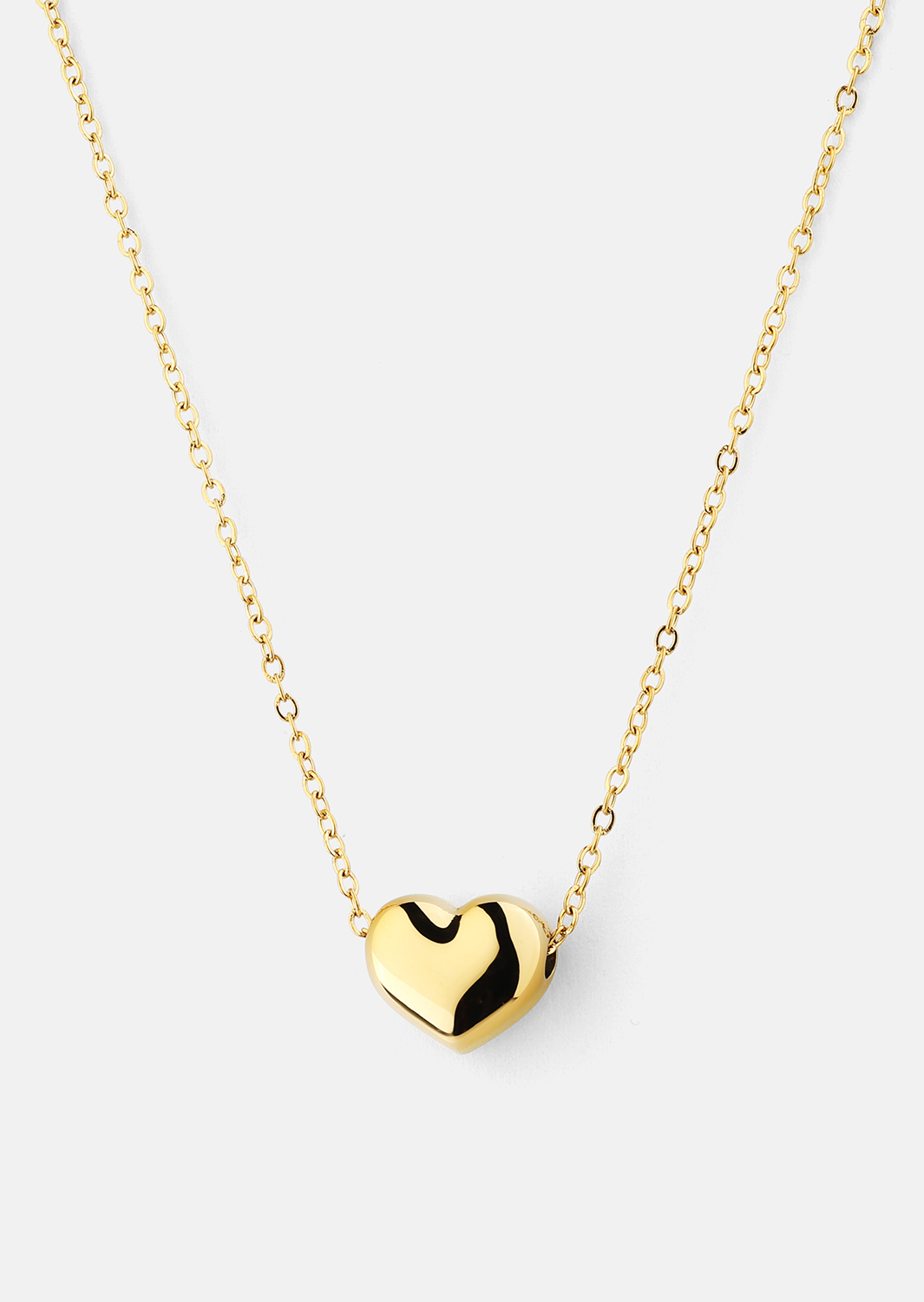 Collier Heart of Gold – 18k Plaqué or
