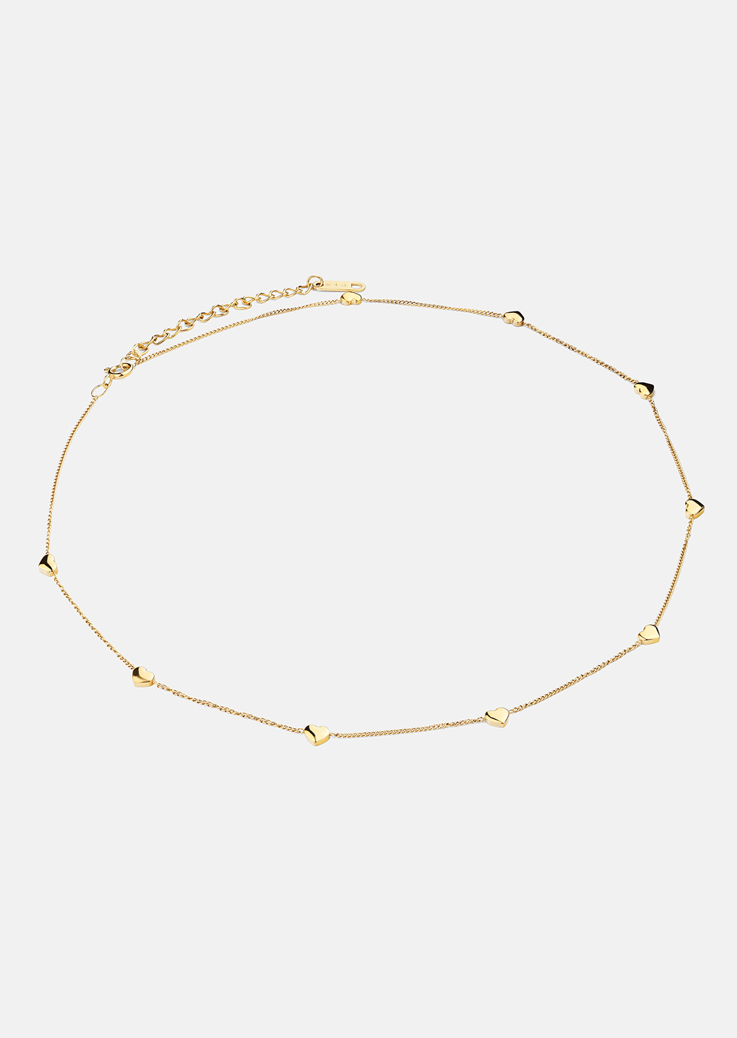 Collier Golden Hearts - 18k Plaqué or