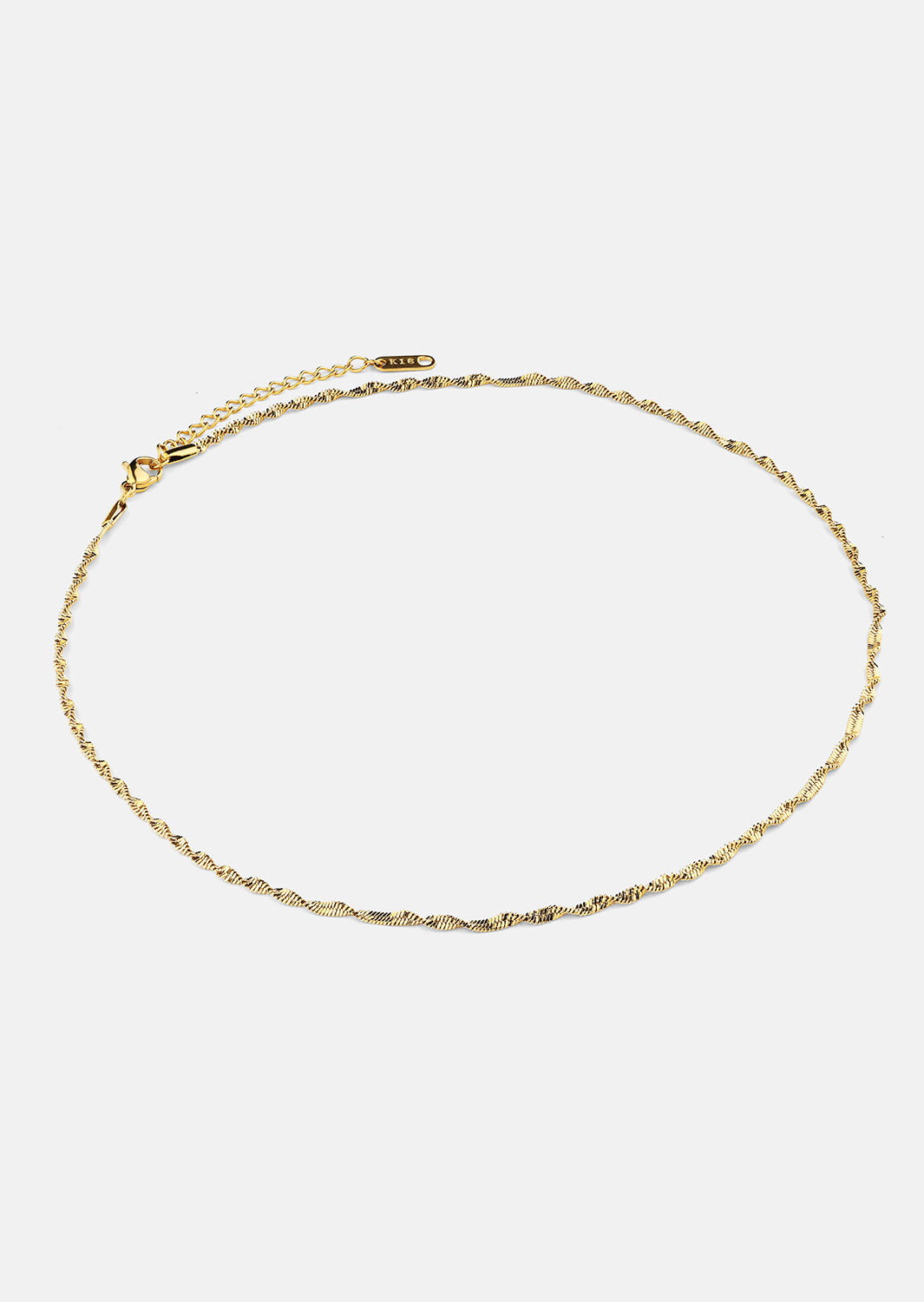 Collier Twistad – 18k Plaqué or