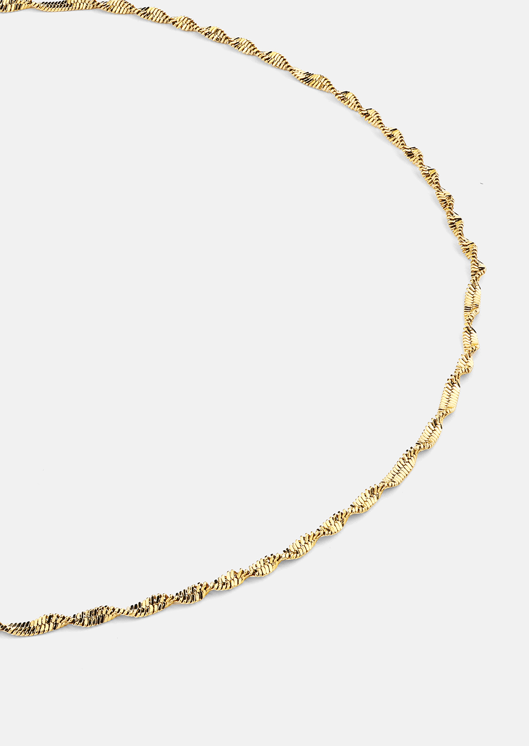 Collier Twistad – 18k Plaqué or