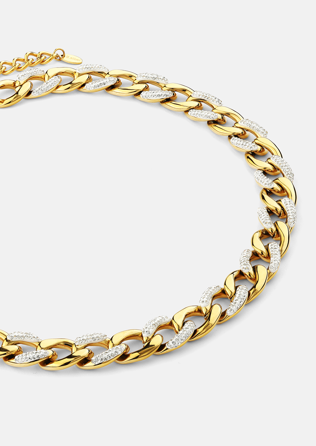 Collier Cuban Shine - 18k Plaqué or