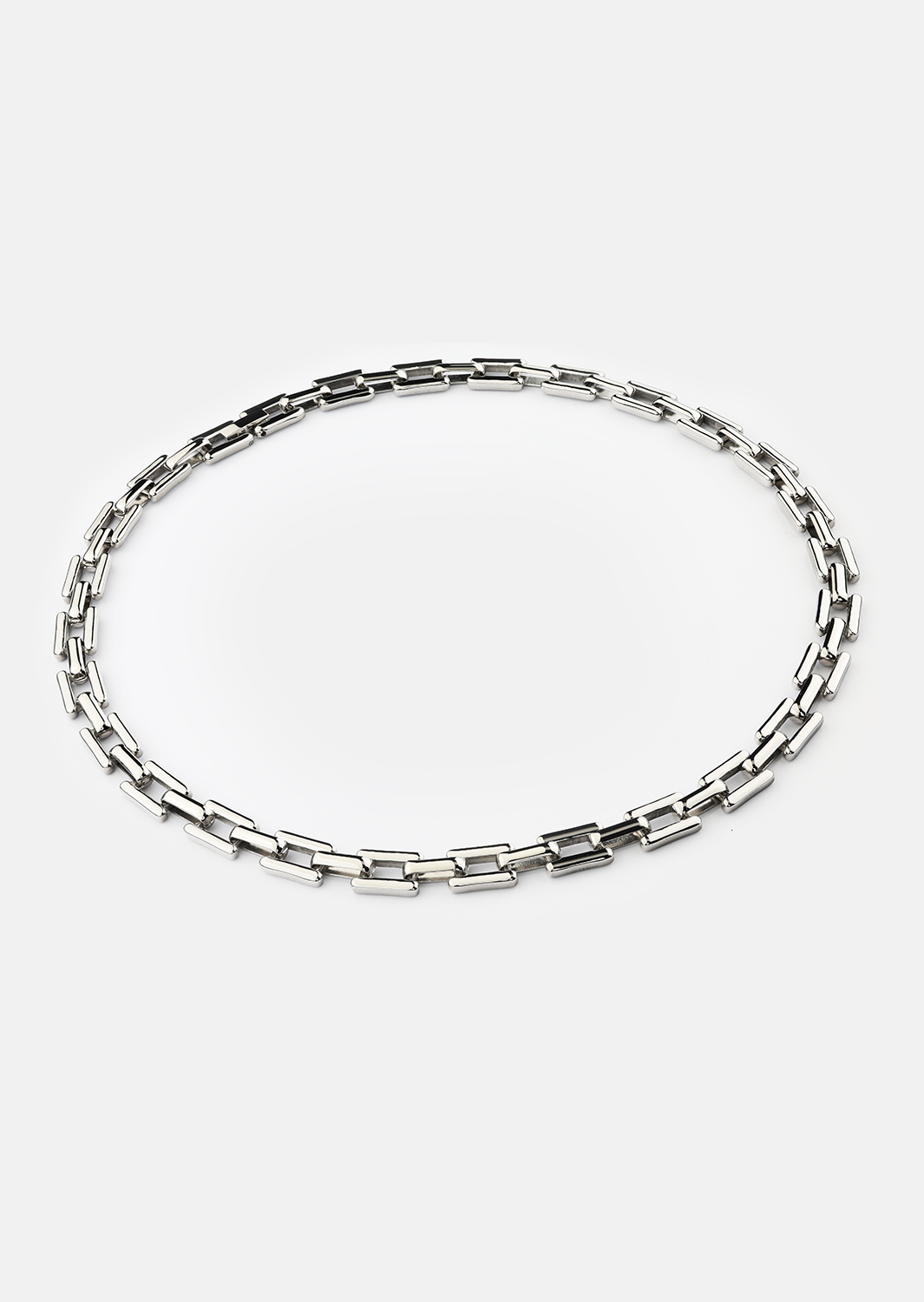 Collier Chain Link – Plaqué argent