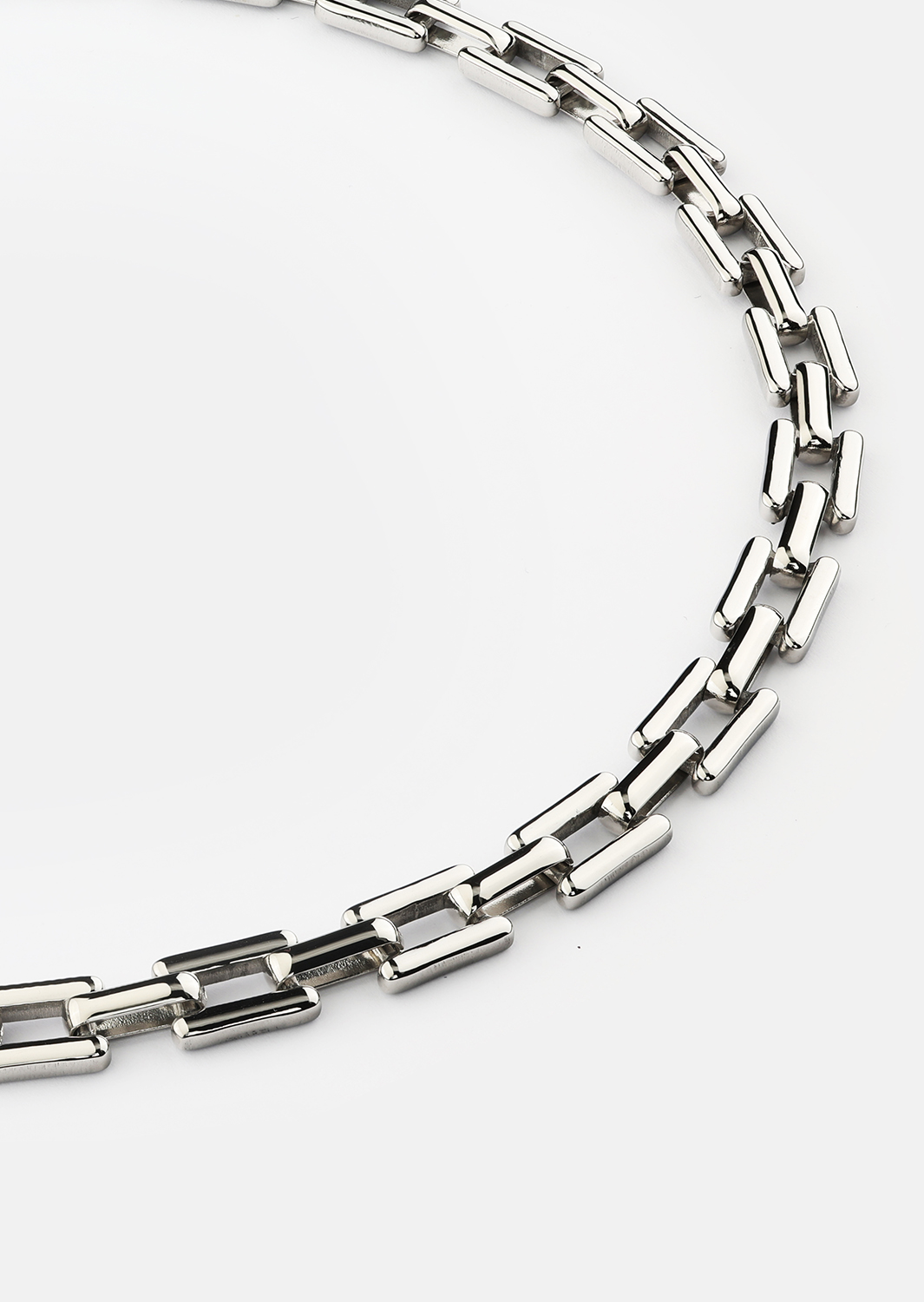 Collier Chain Link – Plaqué argent