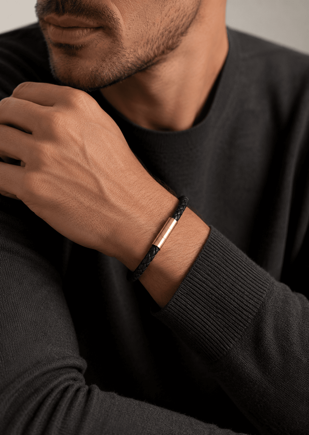 Bracelet en cuir Echo Forge