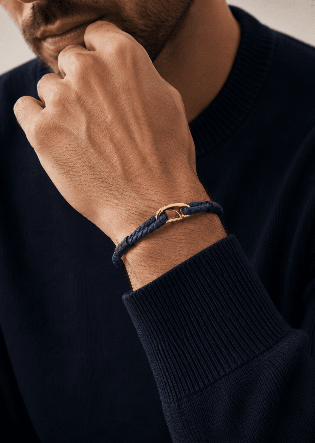 Bracelet en cuir Midnight Kin