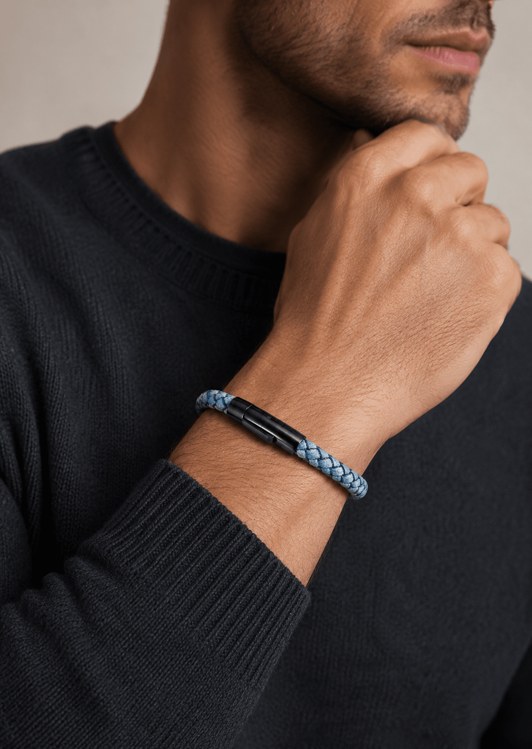 Bracelet en cuir Ocean Weave