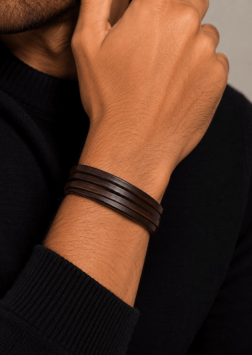 Bracelet en cuir Savage Echo