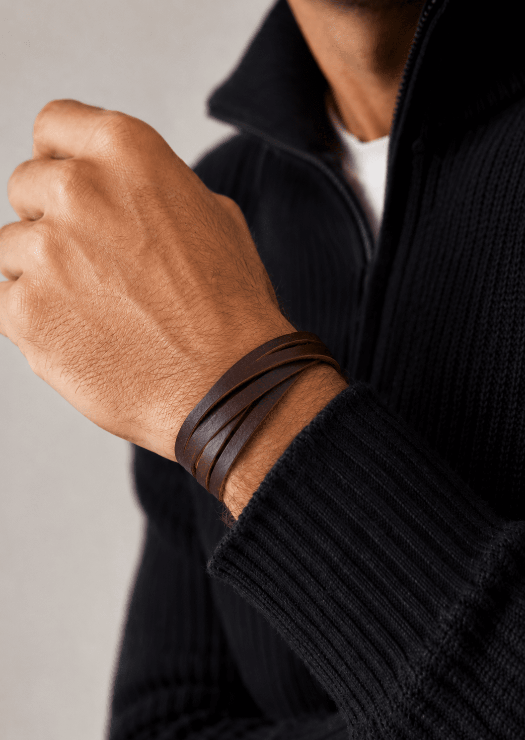 Bracelet en cuir Savage Echo