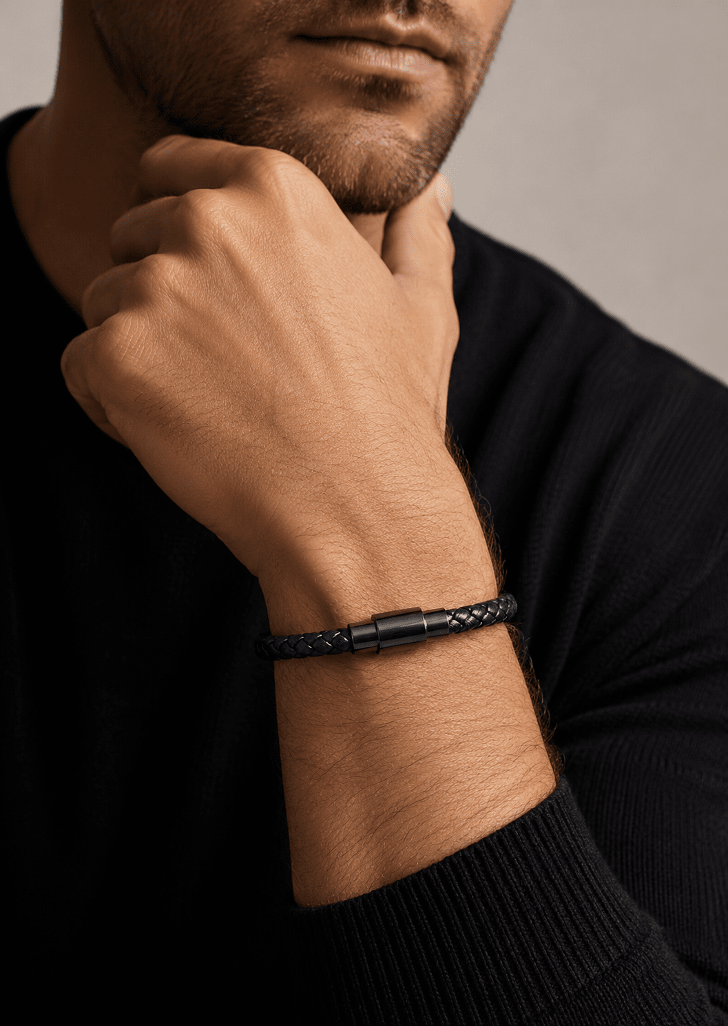 Bracelet en cuir Silvan Edge