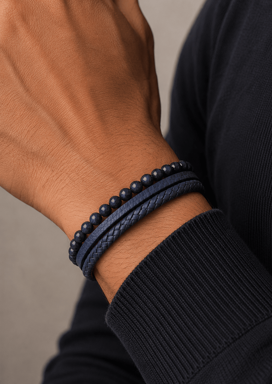 Bracelet en cuir Titan Charm