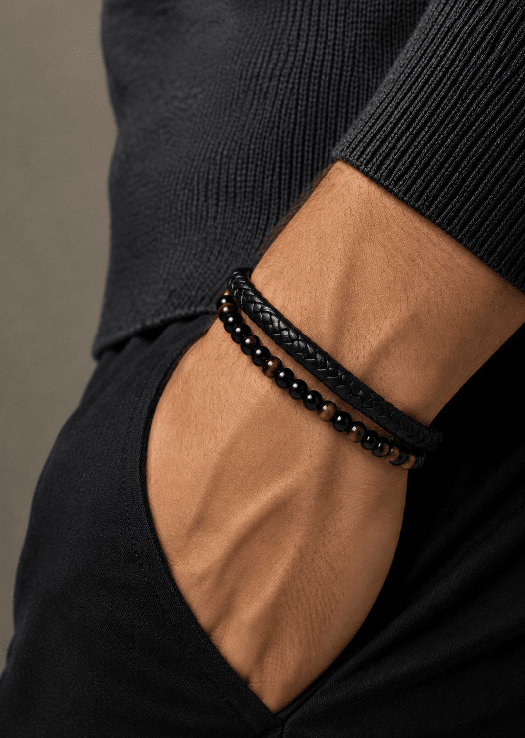 Bracelet en cuir Titan Knot