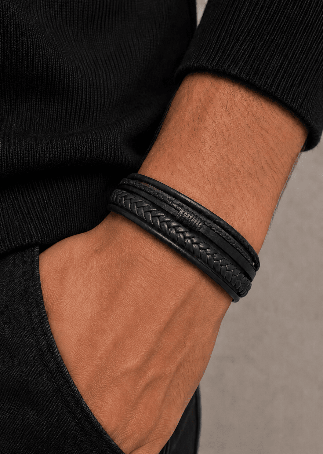 Bracelet en cuir Titan Tapestry