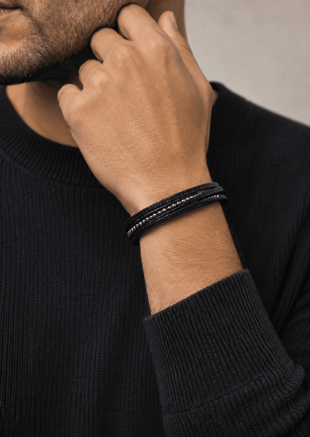Bracelet en cuir Vanguard Link