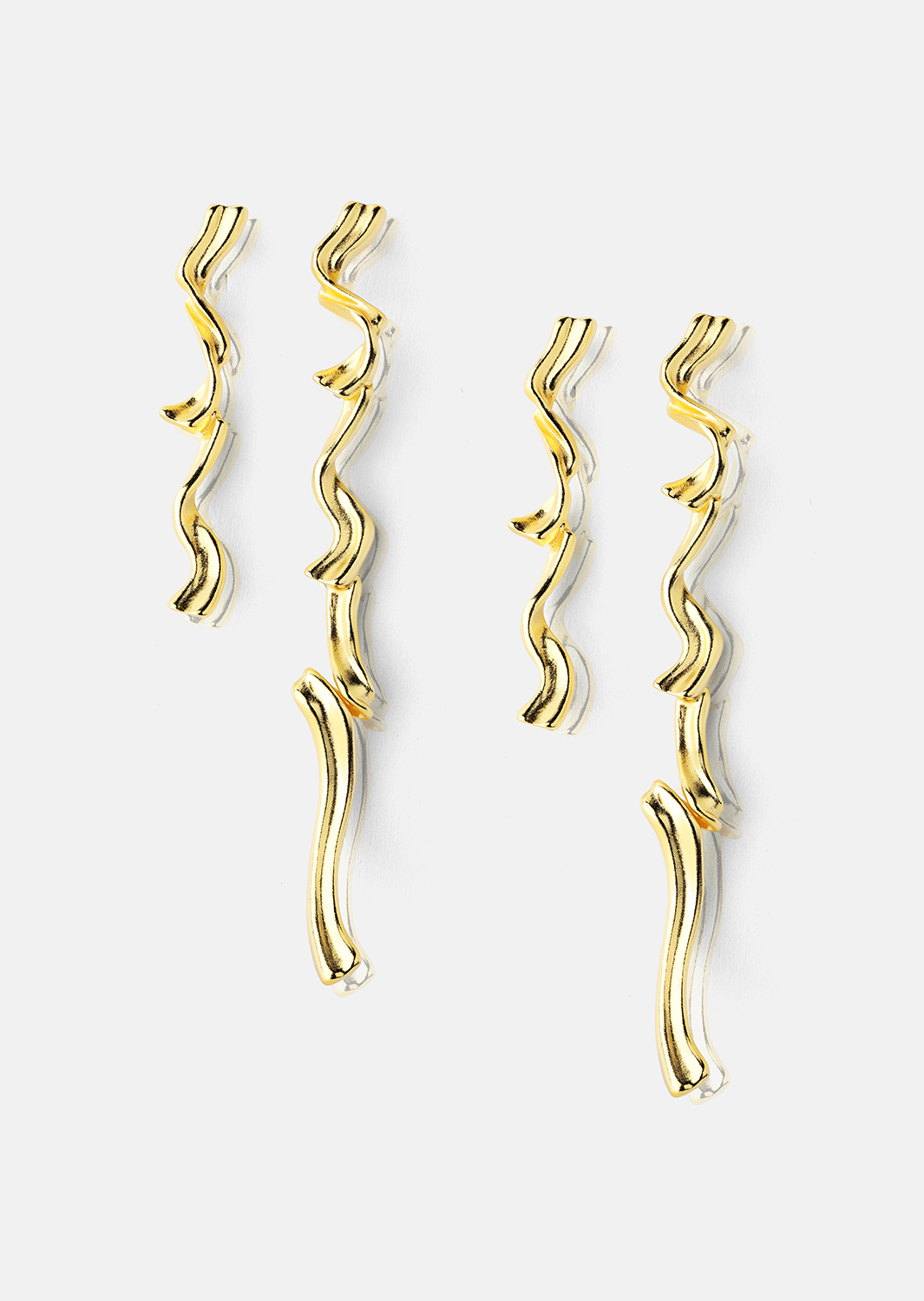 Boucle d’oreille Flow - 18k Plaquée or