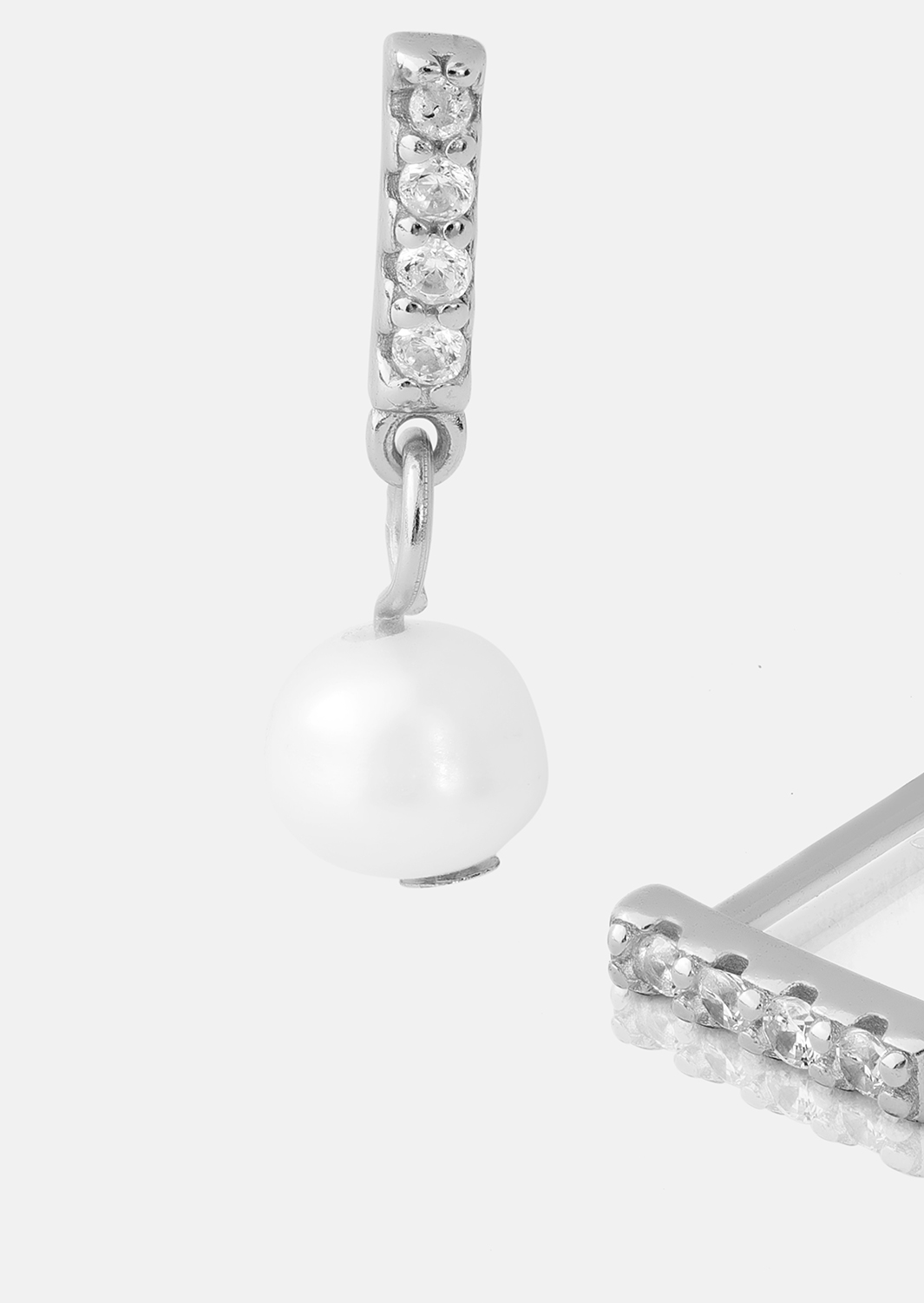 Lacona Boucle d'oreille - Plaquée argent
