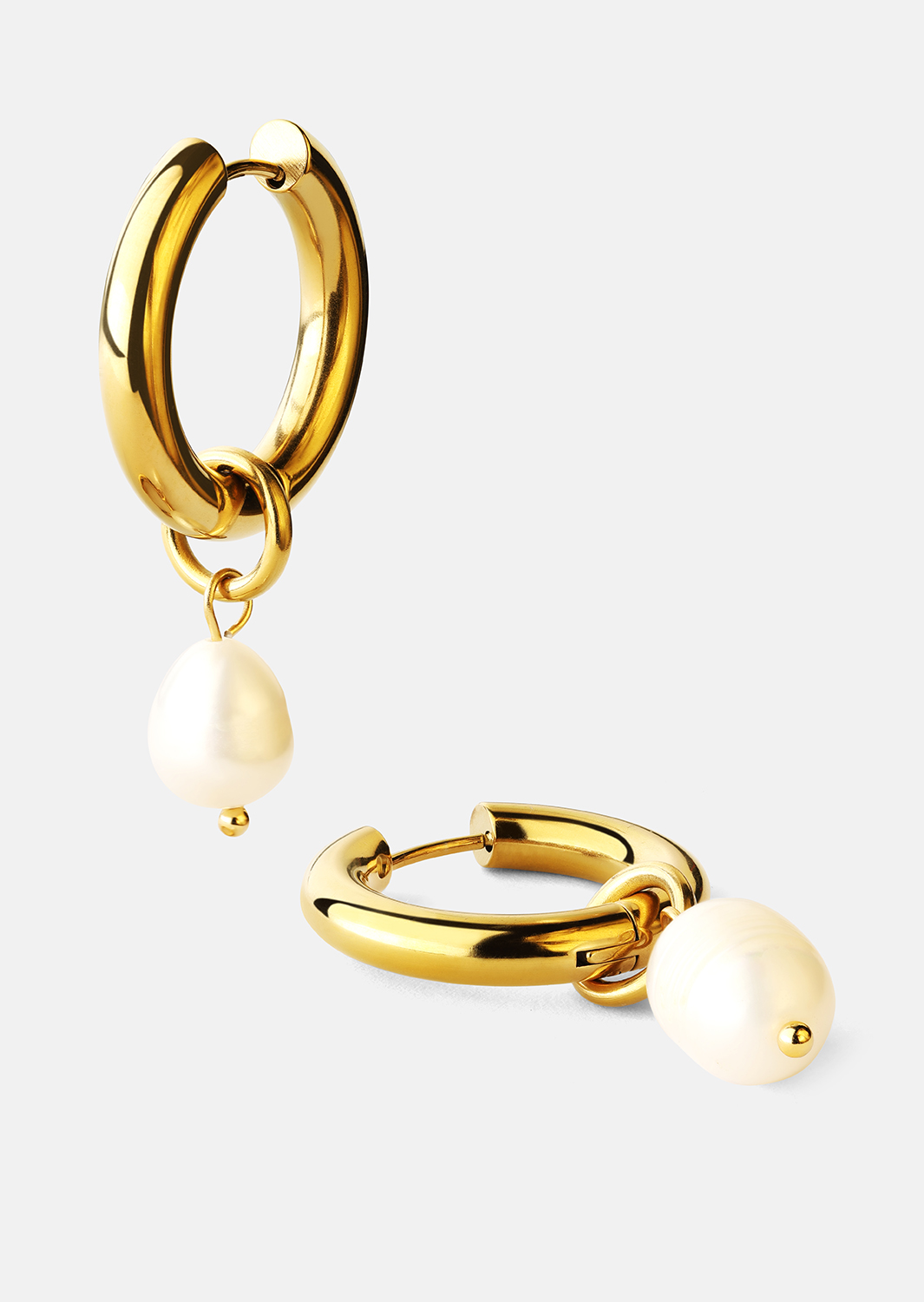 Boucle d’oreille Pearl Drop - 18k Plaquée or