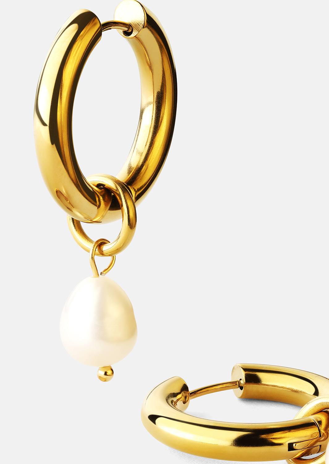 Boucle d’oreille Pearl Drop - 18k Plaquée or