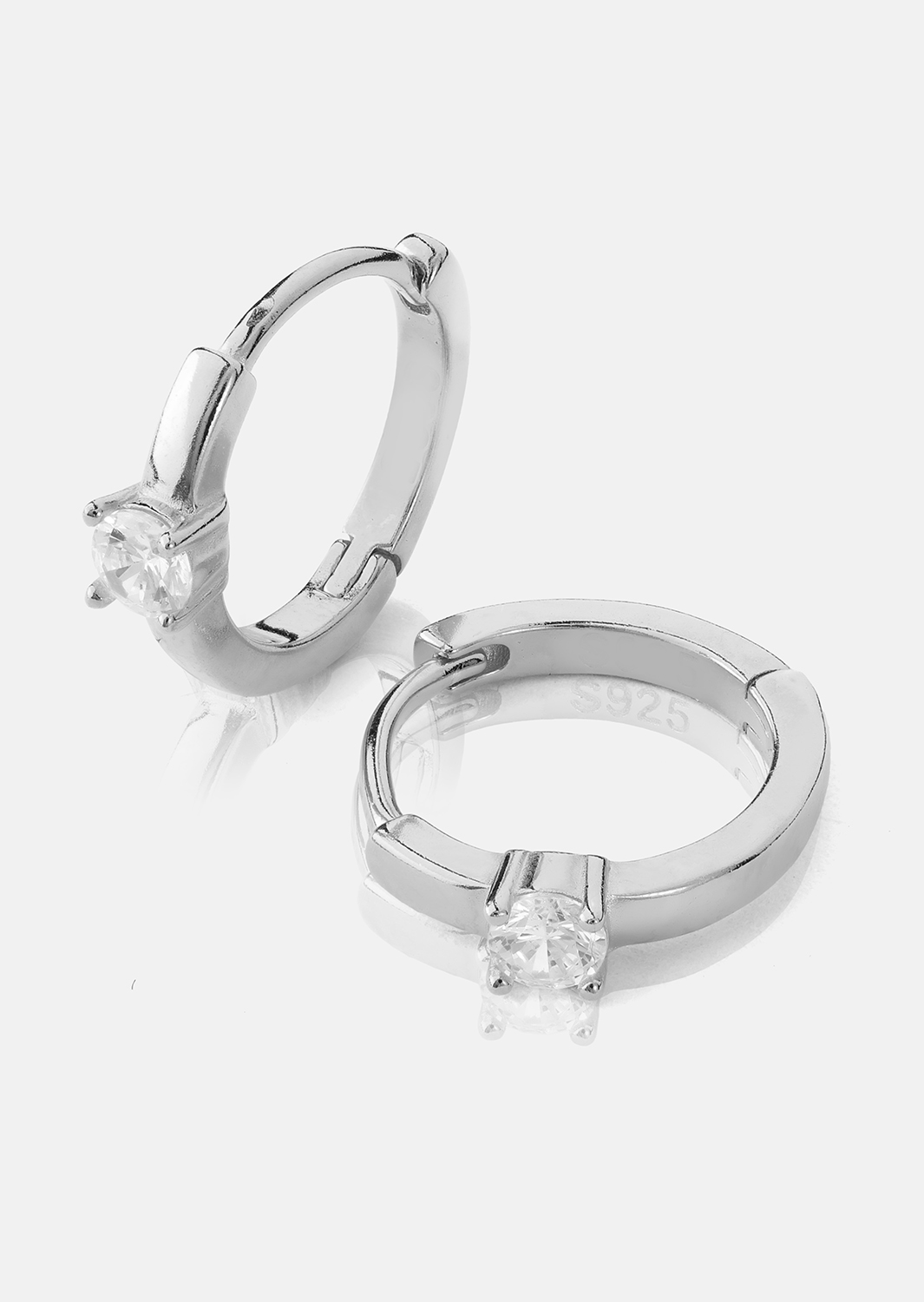 Boucle d'oreille Solace - Plaquée argent