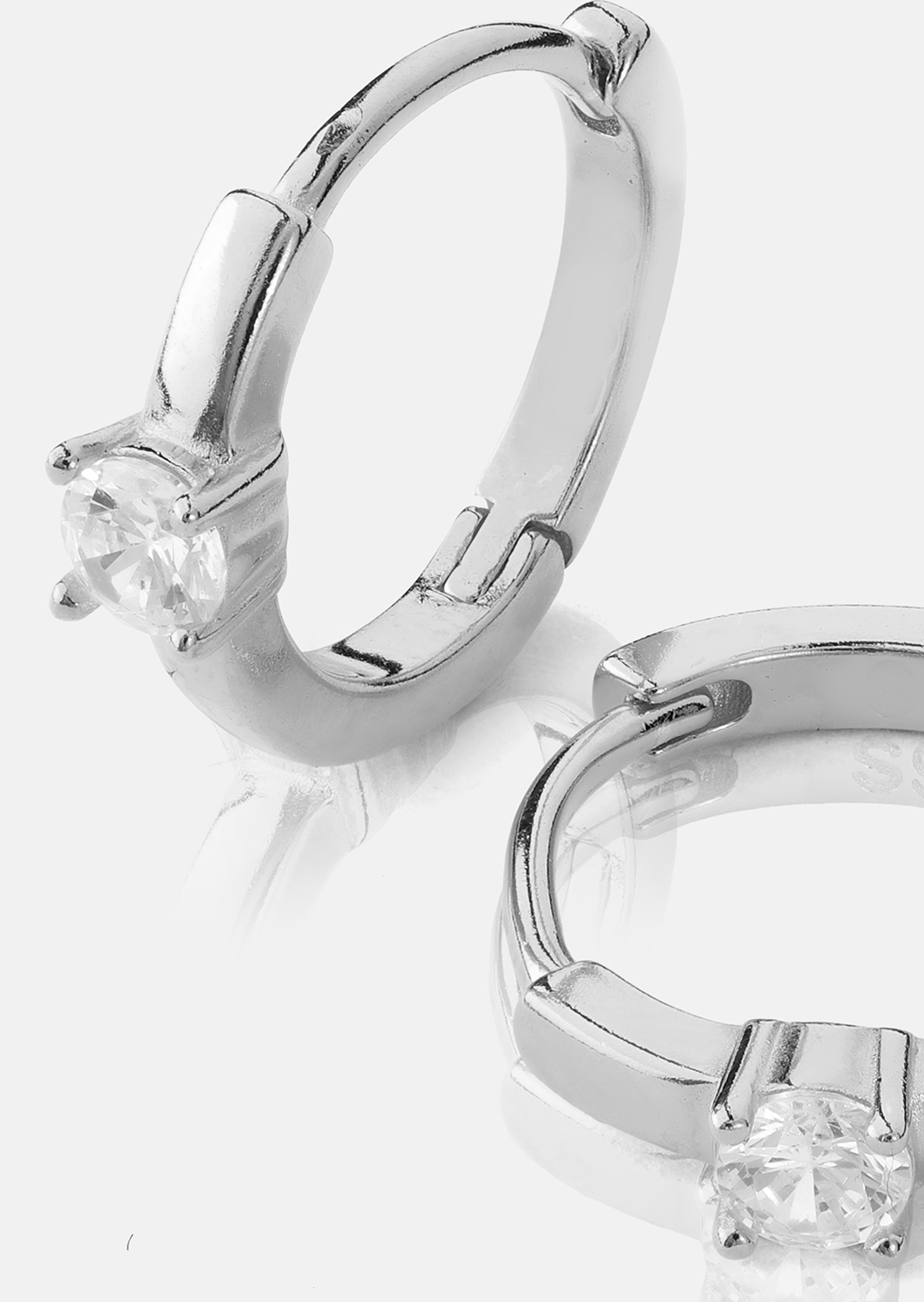 Boucle d'oreille Solace - Plaquée argent