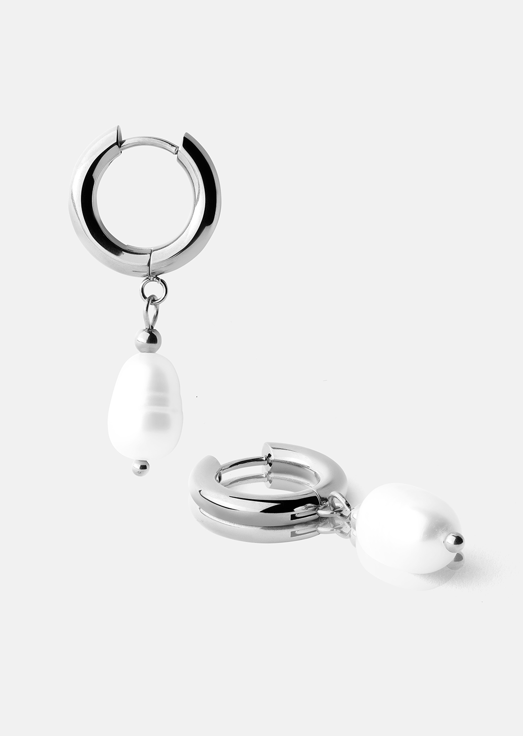 Boucle d’oreille Ocean - Plaquée argent
