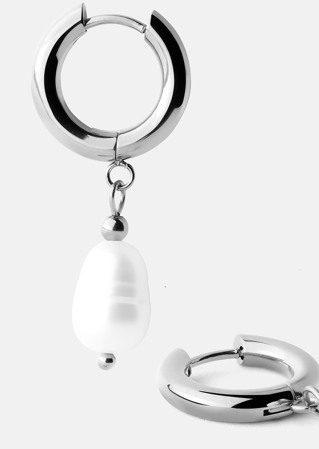 Boucle d’oreille Ocean - Plaquée argent